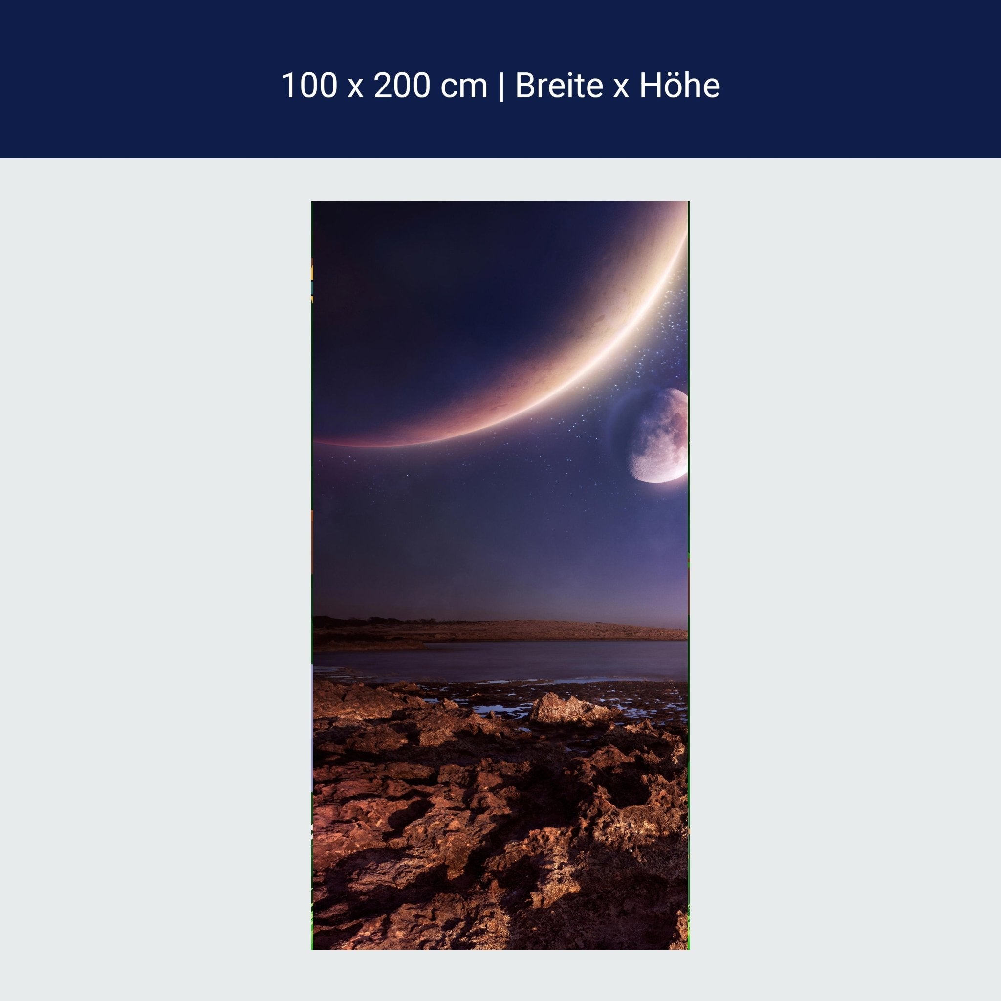 Türtapete Fremder Planet M0354 Türtapete Fremder Planet M0354