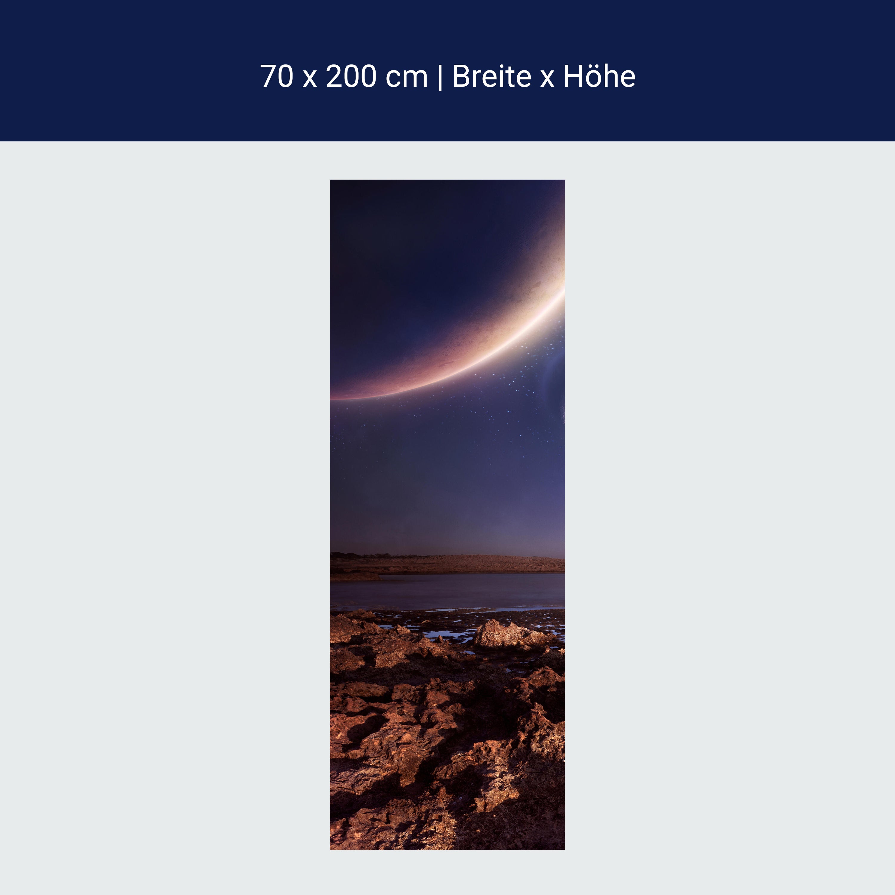 Türtapete Fremder Planet M0354 Türtapete Fremder Planet M0354