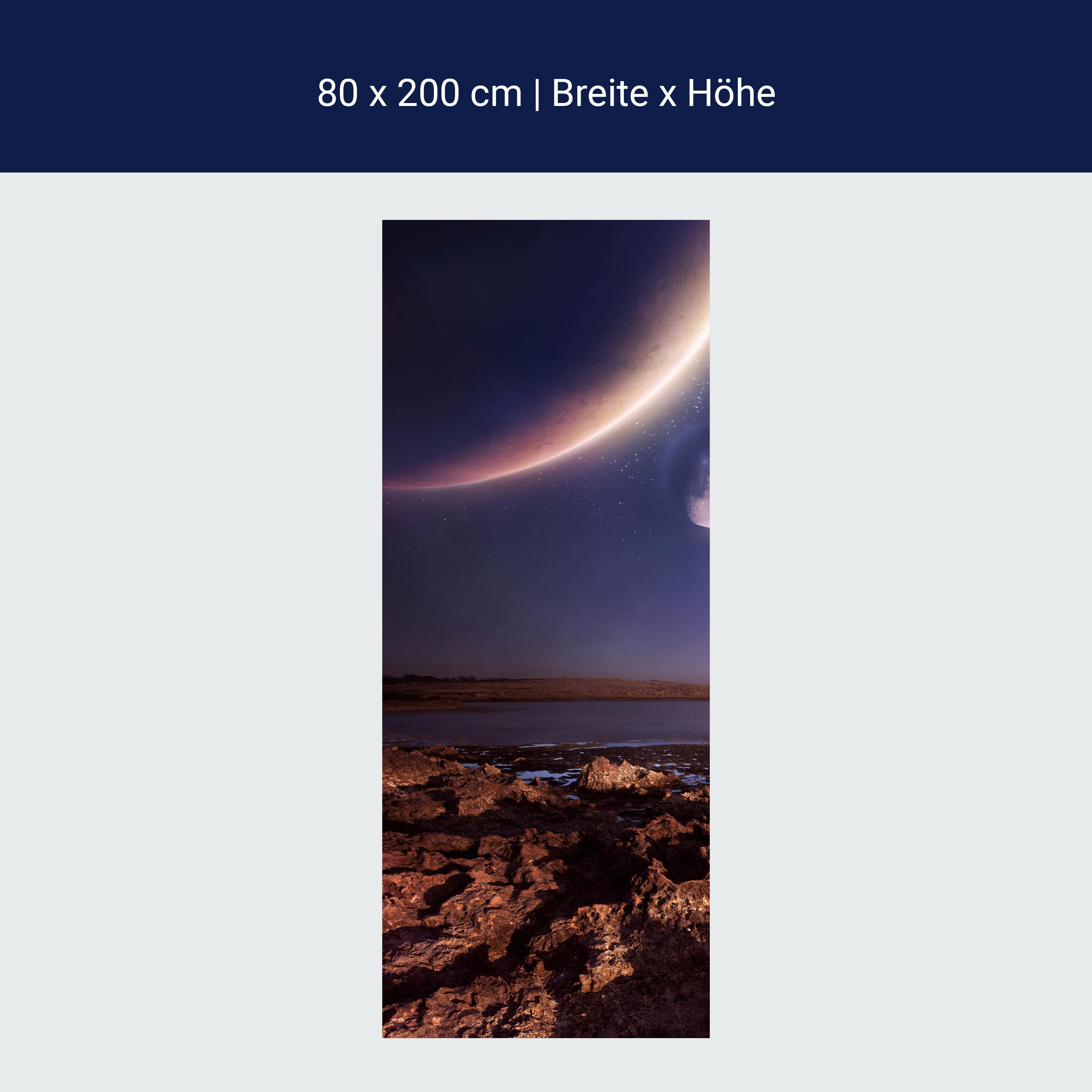 Türtapete Fremder Planet M0354 Türtapete Fremder Planet M0354