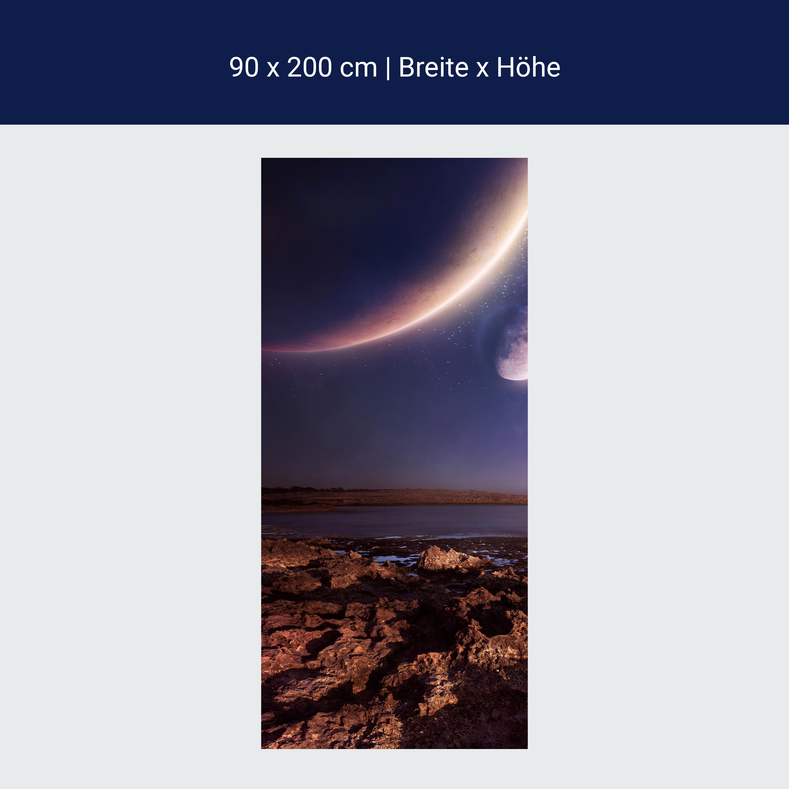 Türtapete Fremder Planet M0354 Türtapete Fremder Planet M0354