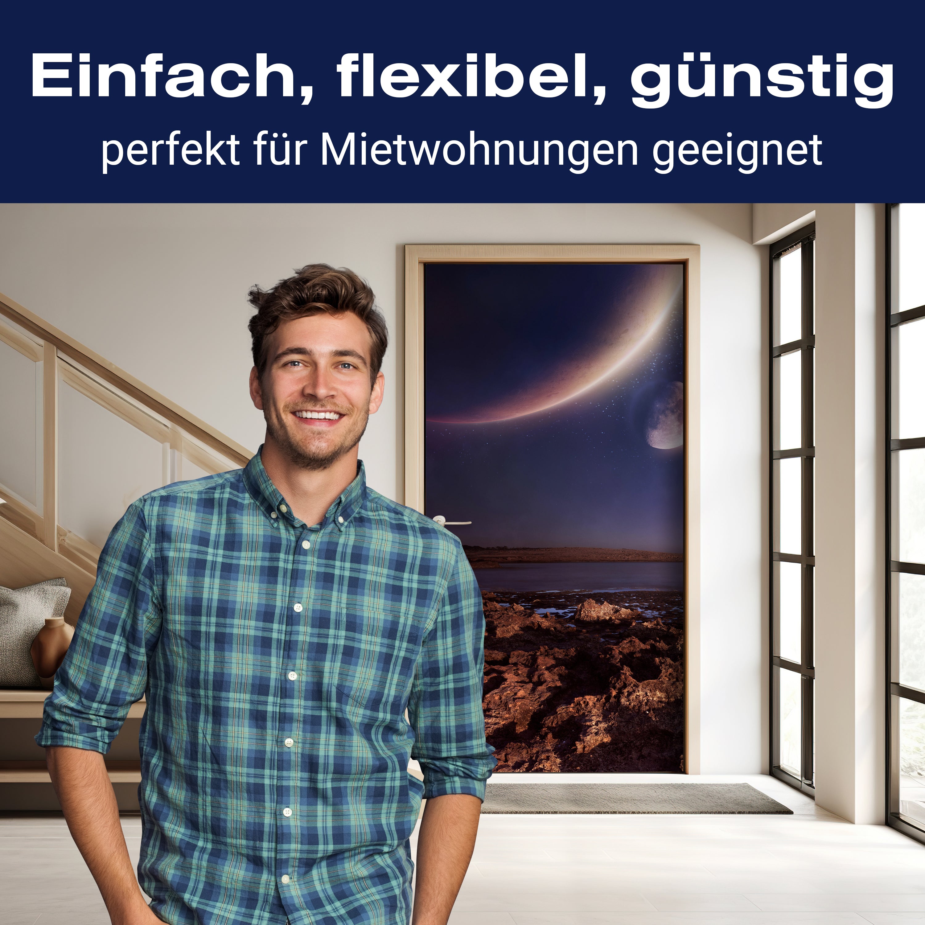 Türtapete Fremder Planet M0354 - Bild 3 Türtapete Fremder Planet M0354 - Bild 3