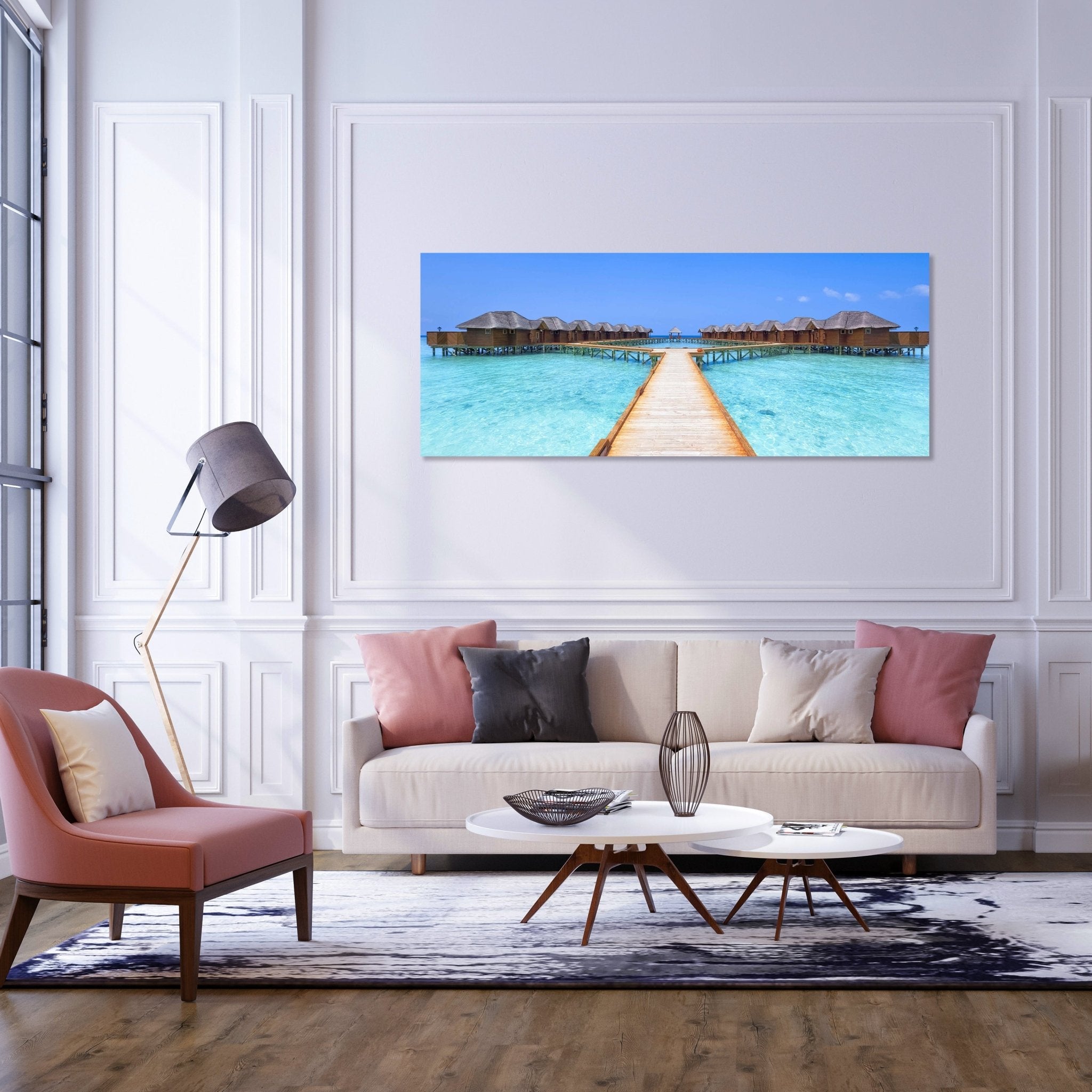 Leinwandbild Malediven Ferienhäuser M0362 kaufen - Bild 2 Leinwandbild Malediven Ferienhäuser M0362 kaufen - Bild 2