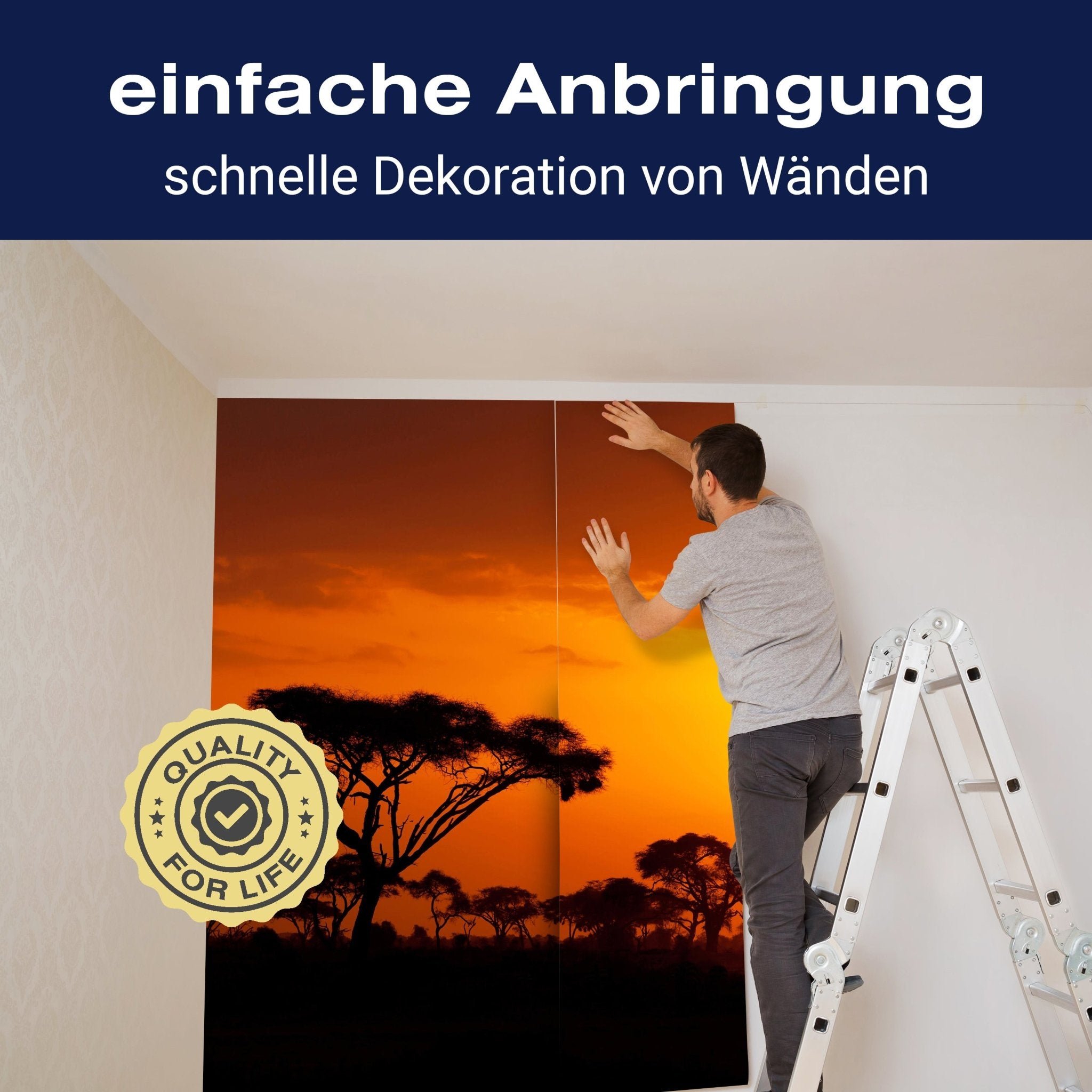 Fototapete Steppe Sonnenuntergang M0367 - Bild 3 Fototapete Steppe Sonnenuntergang M0367 - Bild 3