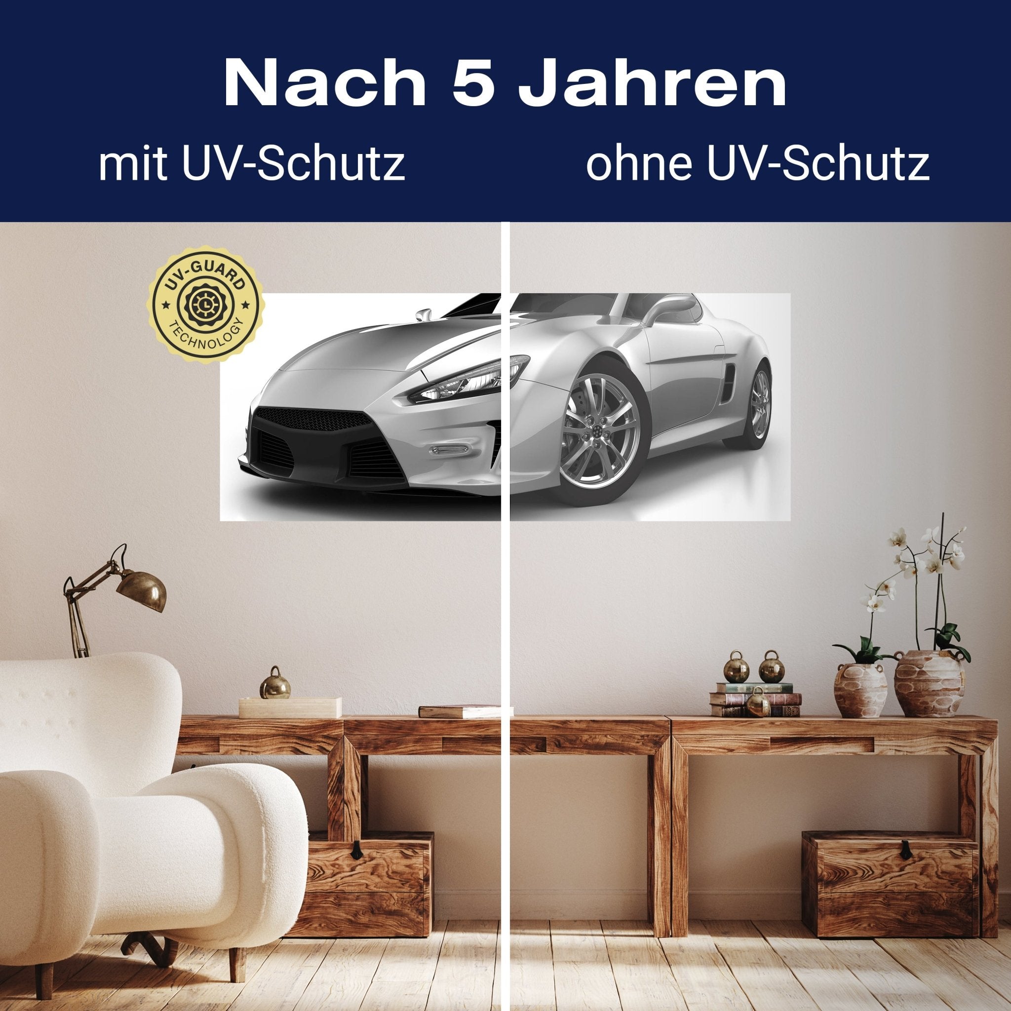 Leinwandbild Silberner Sportwagen M0372 kaufen - Bild 9 Leinwandbild Silberner Sportwagen M0372 kaufen - Bild 9