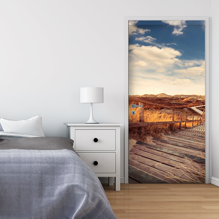 Türtapete Treppe in Dünen M0373 - Bild 1 Türtapete Treppe in Dünen M0373 - Bild 1