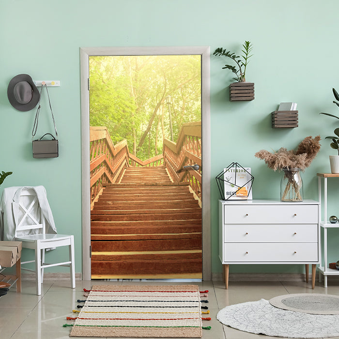 Türtapete Gartentreppe M0379 - Bild 1 Türtapete Gartentreppe M0379 - Bild 1