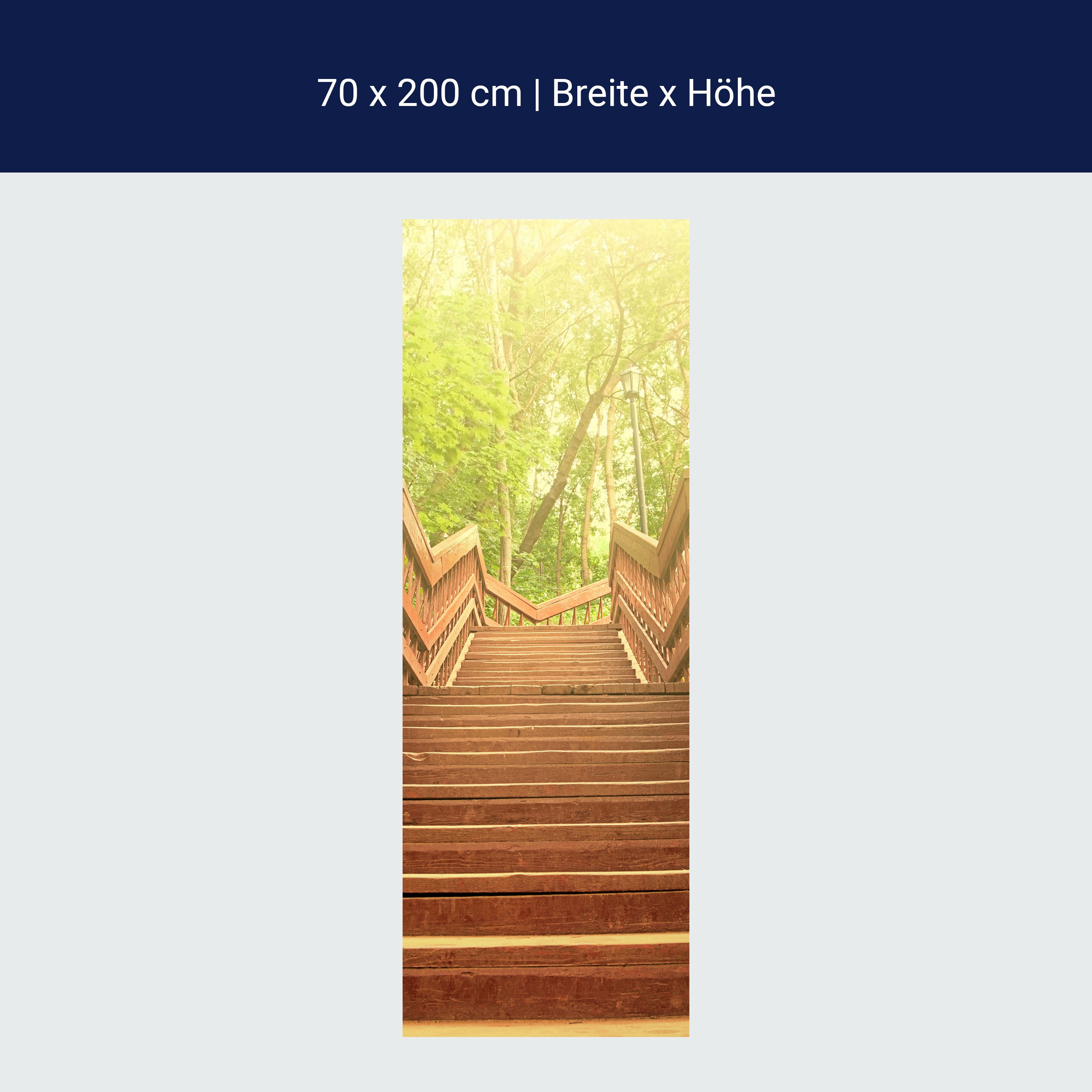 Türtapete Gartentreppe M0379 Türtapete Gartentreppe M0379