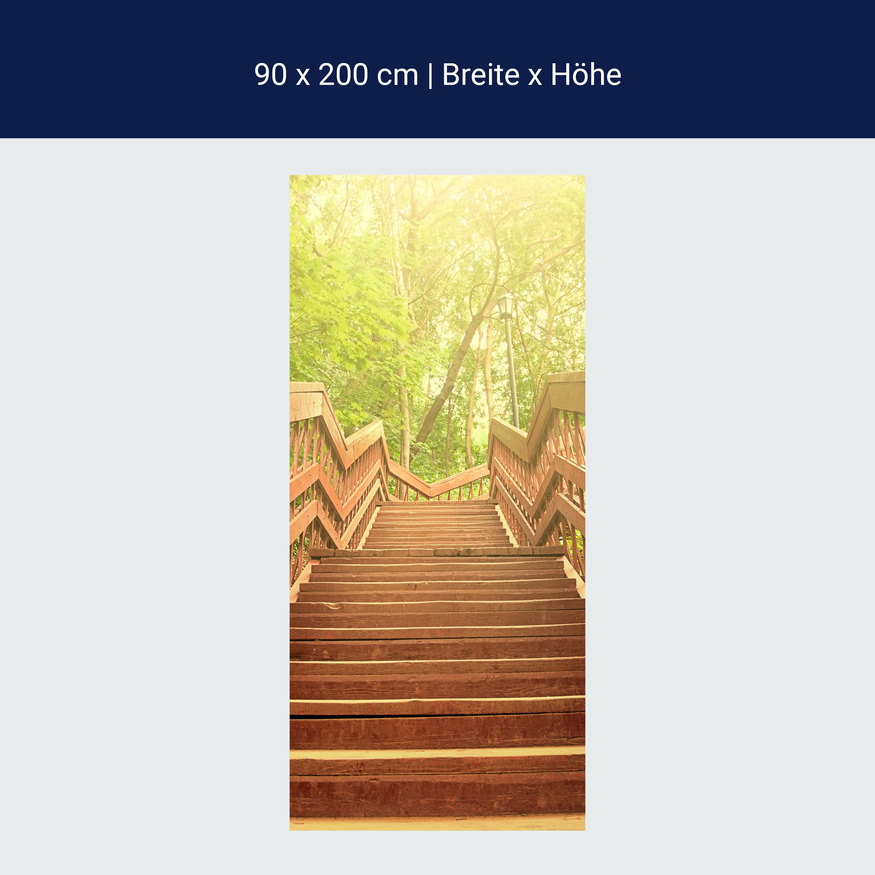 Türtapete Gartentreppe M0379 Türtapete Gartentreppe M0379