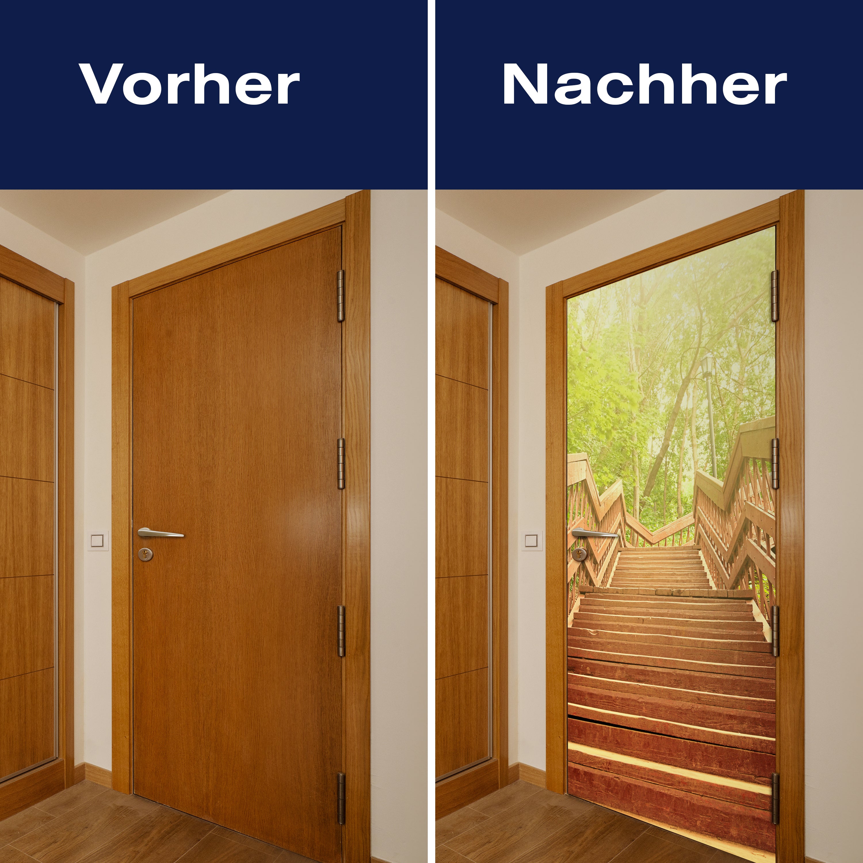 Türtapete Gartentreppe M0379 - Bild 10 Türtapete Gartentreppe M0379 - Bild 10