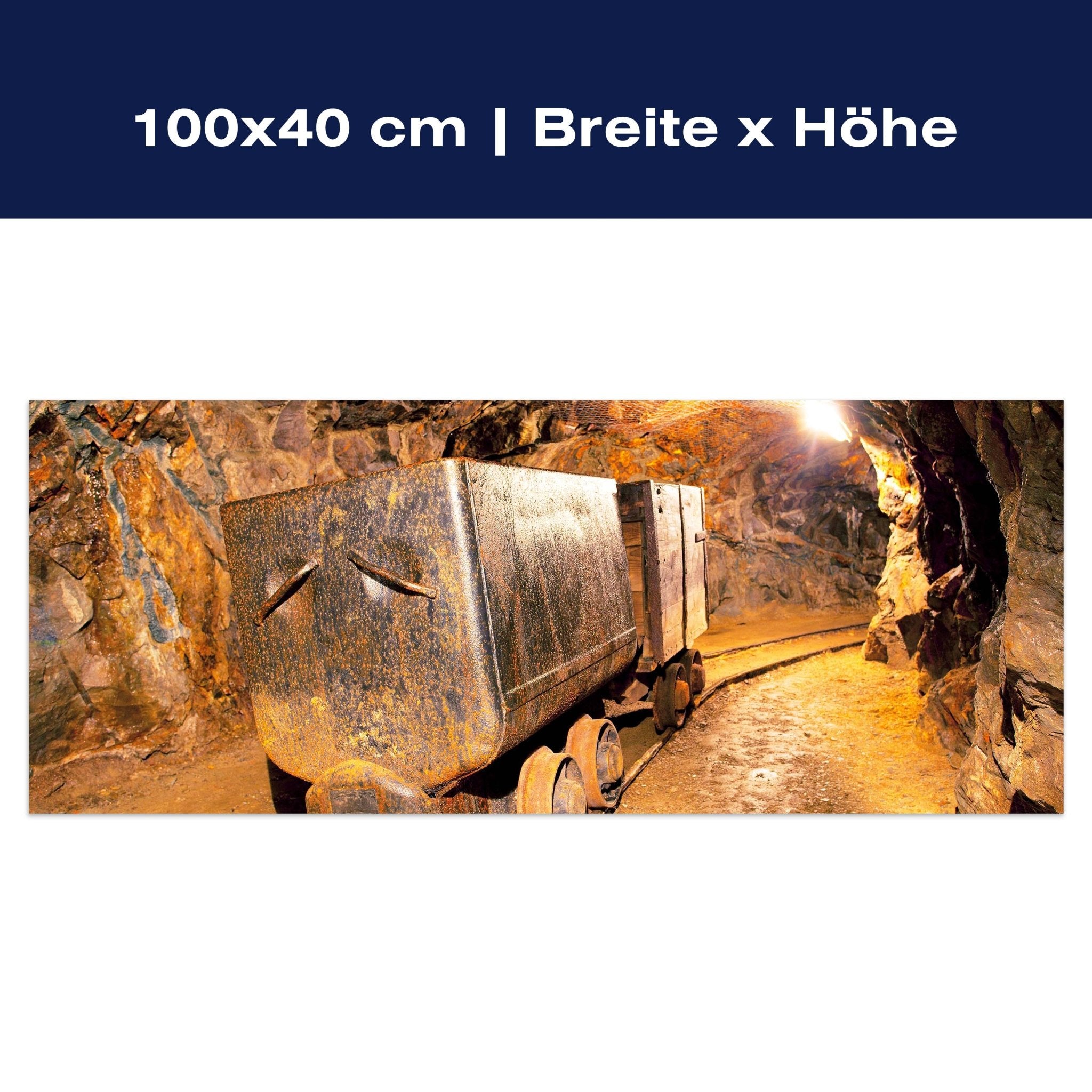 Leinwandbild Grubenbahn M0387 Leinwandbild Grubenbahn M0387