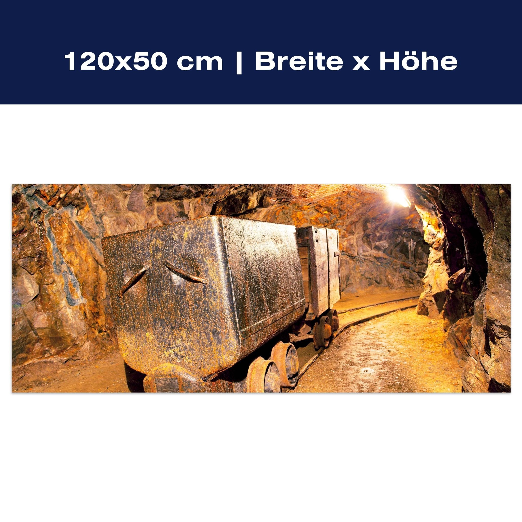 Leinwandbild Grubenbahn M0387 Leinwandbild Grubenbahn M0387