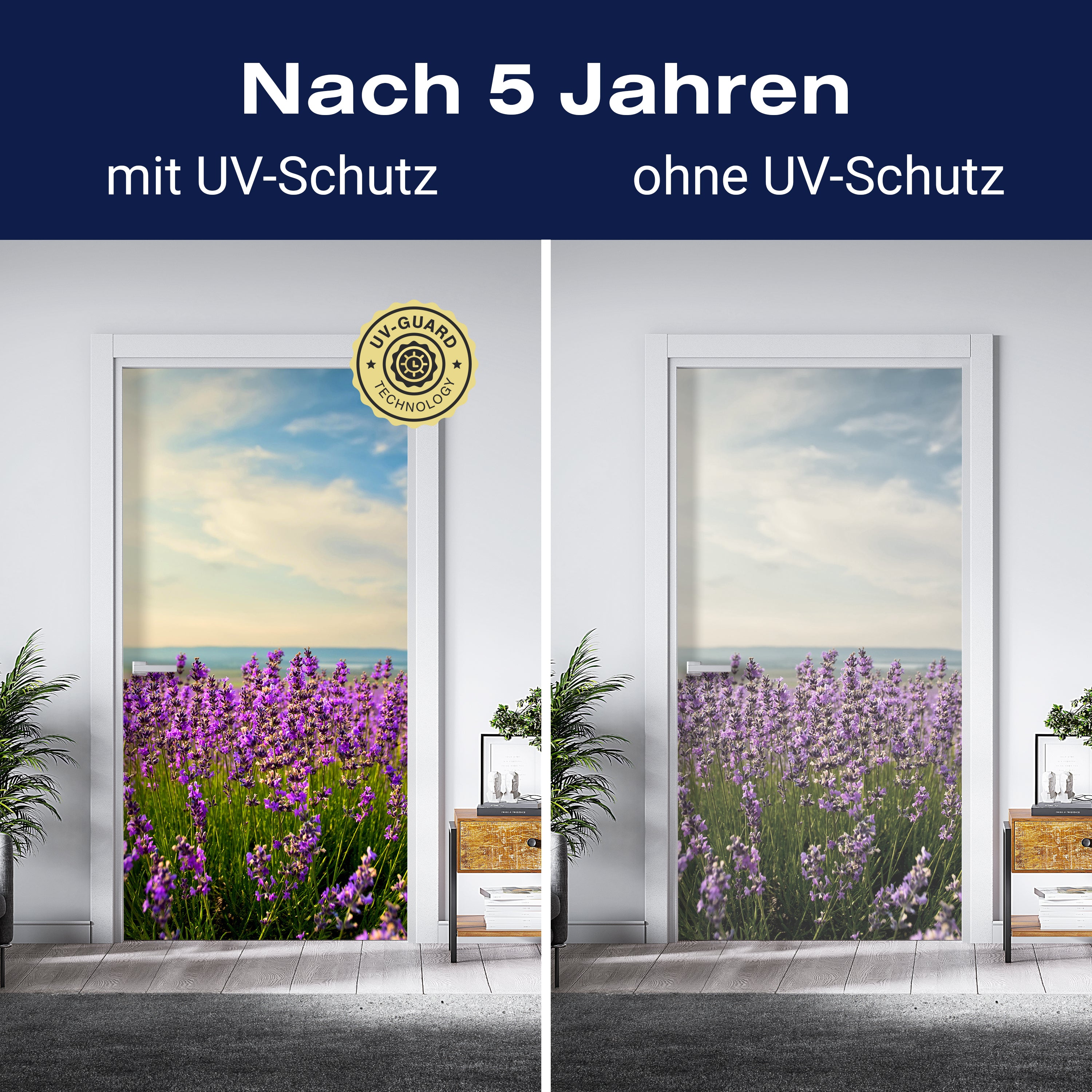 Türtapete Lavendel M0411 - Bild 4 Türtapete Lavendel M0411 - Bild 4