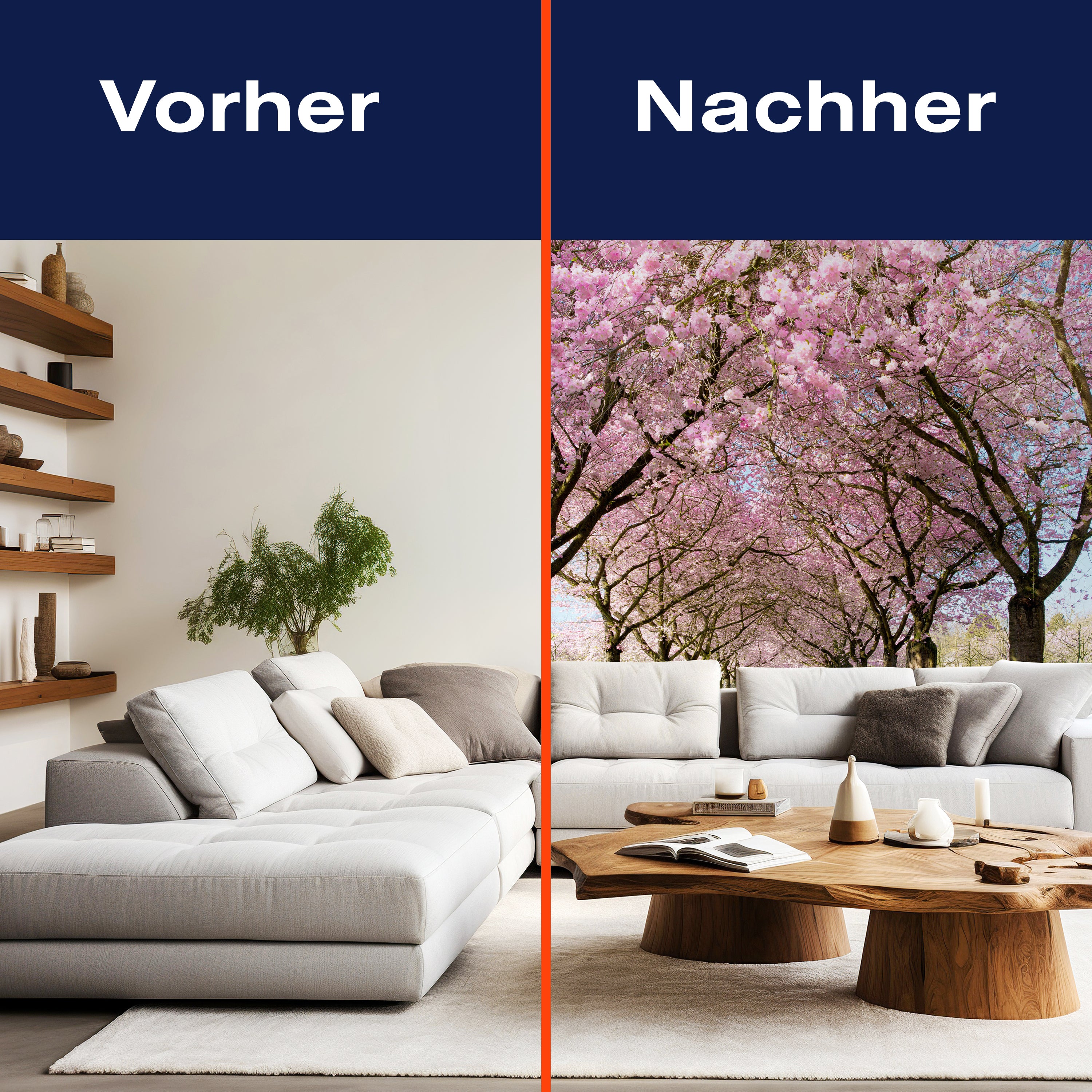 Fototapete Kirschbaumallee M0412 - Bild 9 Fototapete Kirschbaumallee M0412 - Bild 9