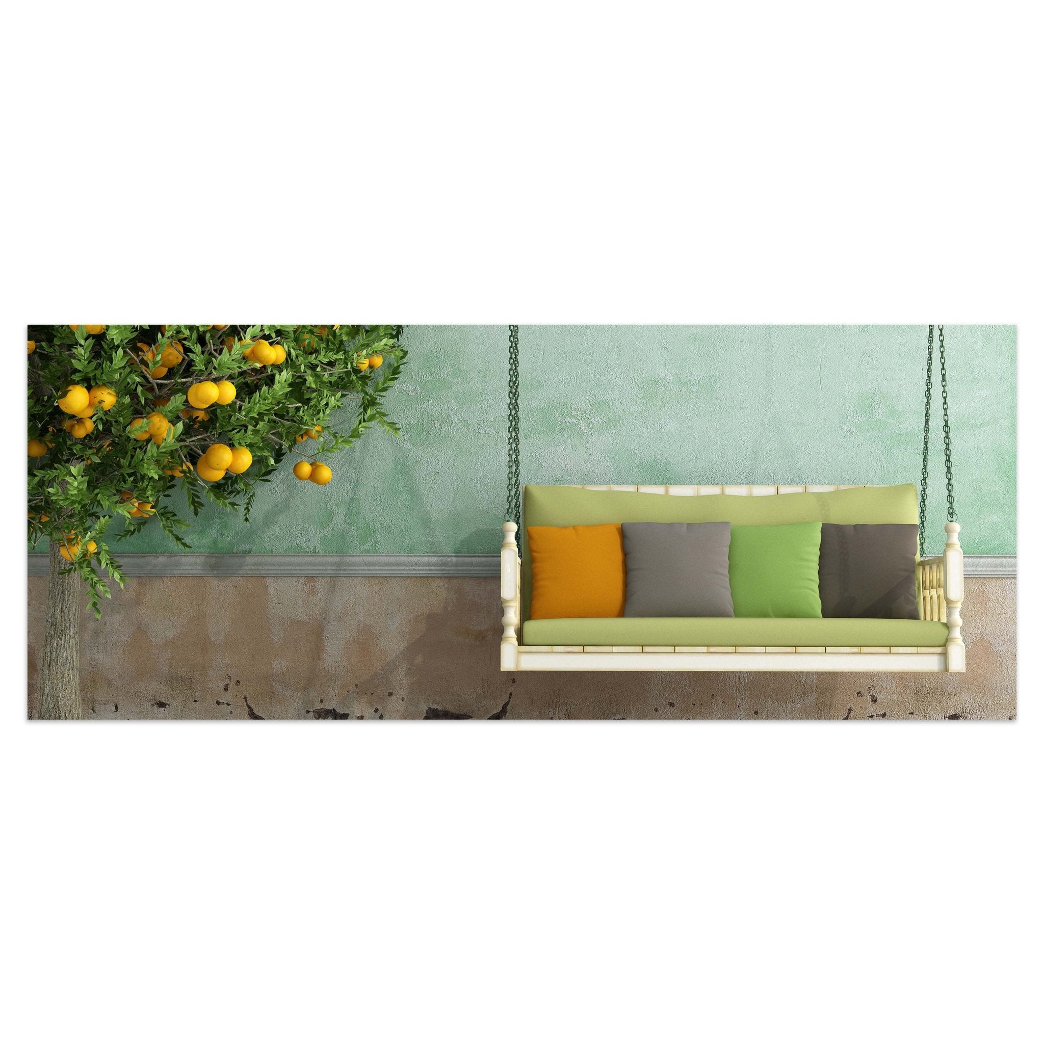 Leinwandbild Schaukel neben Apfelsinenbaum M0418 kaufen - Bild 1 Leinwandbild Schaukel neben Apfelsinenbaum M0418 kaufen - Bild 1