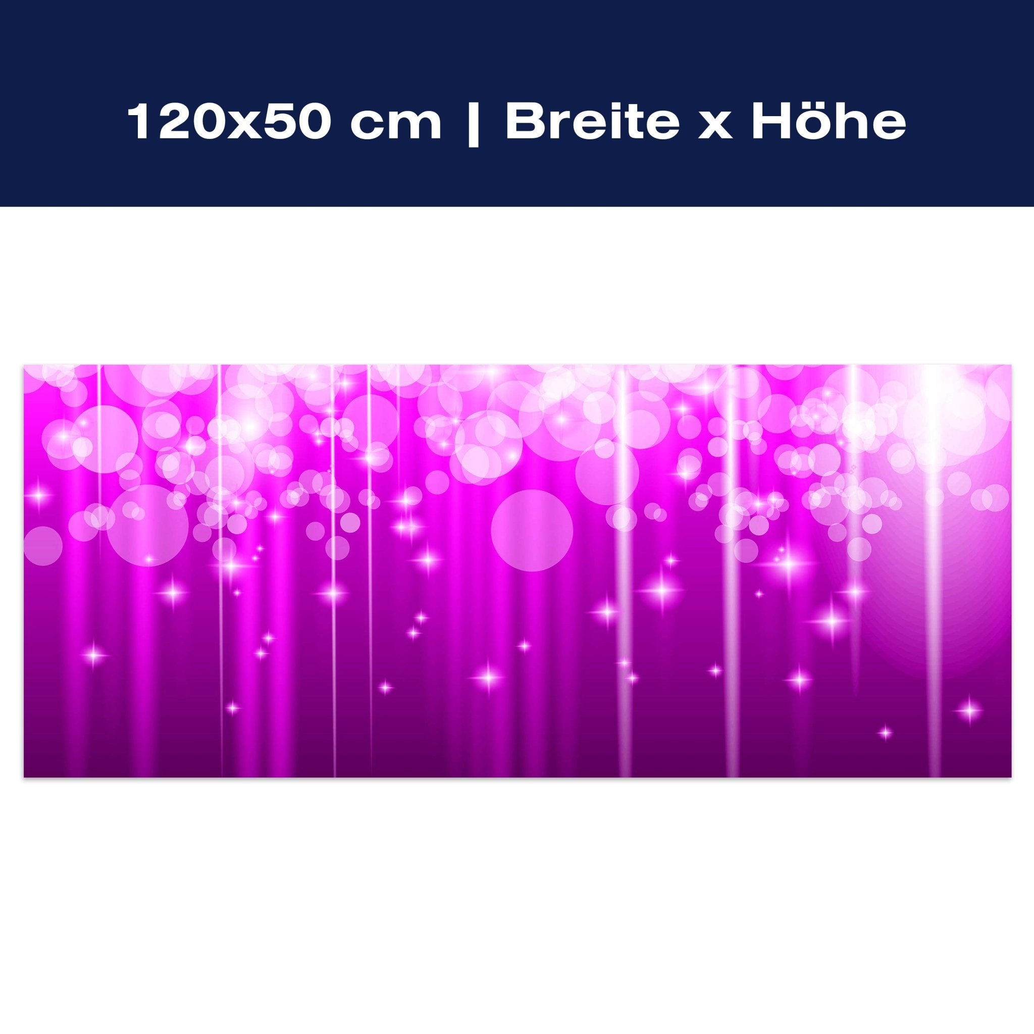 Leinwandbild Pinker Lichterregen M0424 Leinwandbild Pinker Lichterregen M0424