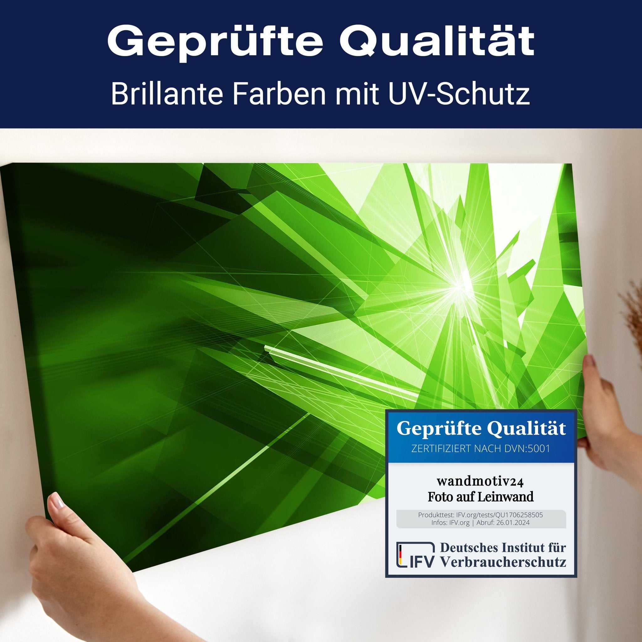 Leinwandbild Grüne Dynamik M0425 kaufen - Bild 4 Leinwandbild Grüne Dynamik M0425 kaufen - Bild 4