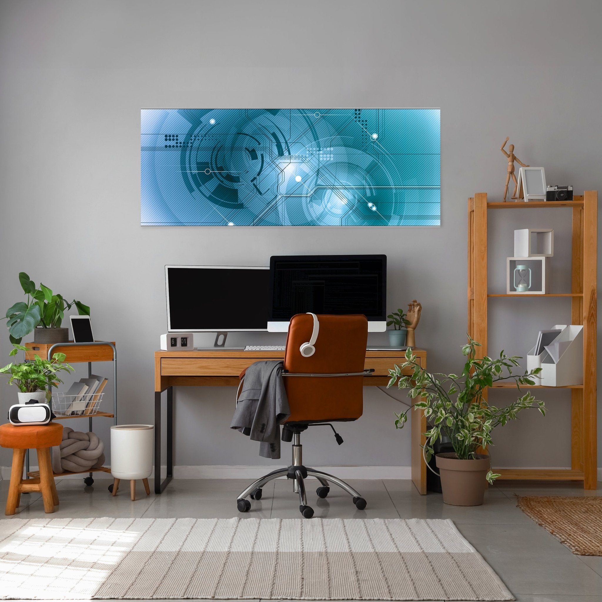 Leinwandbild Abstrakt Technik 1 M0427 kaufen - Bild 3 Leinwandbild Abstrakt Technik 1 M0427 kaufen - Bild 3