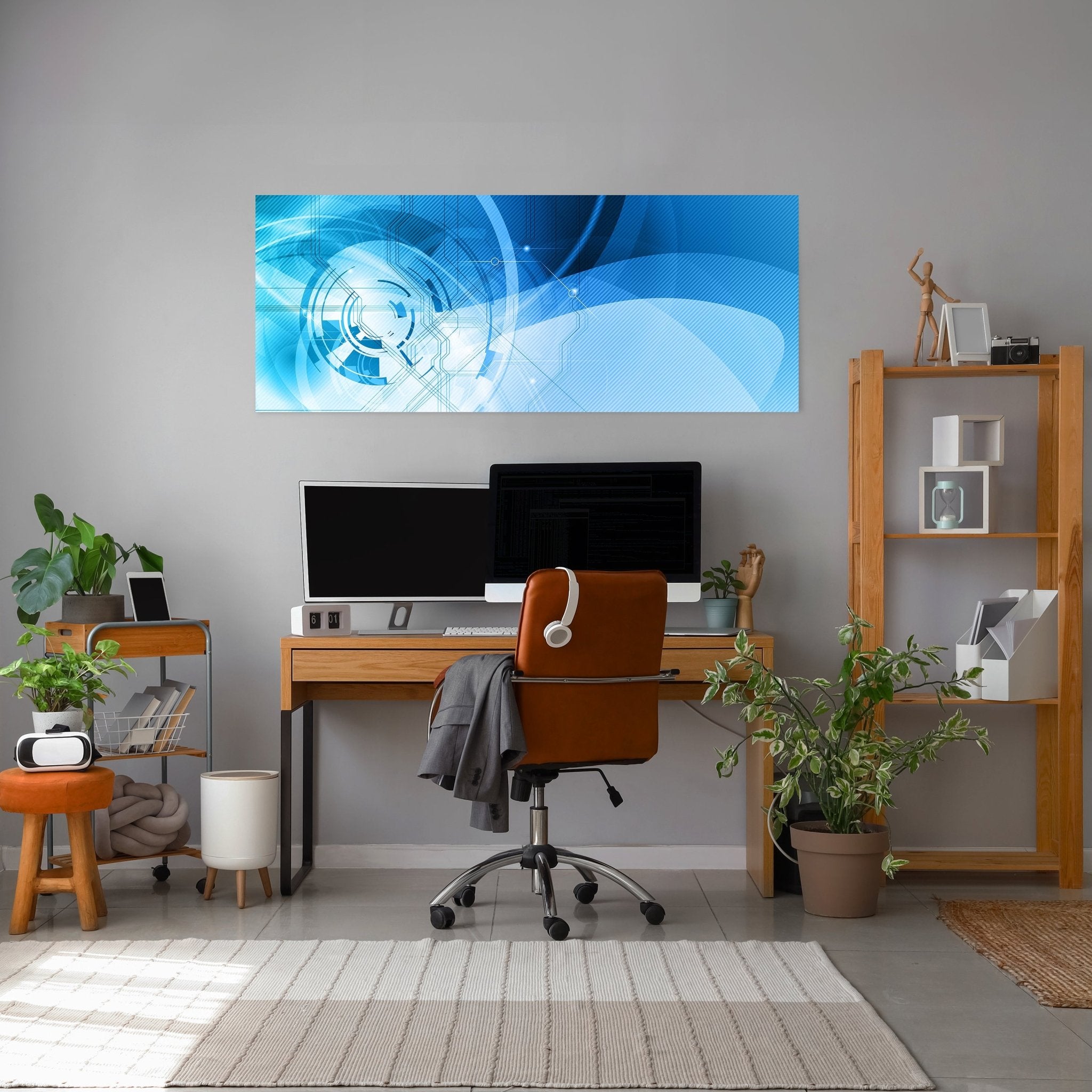 Leinwandbild Abstrakt Technik 2 M0428 kaufen - Bild 3 Leinwandbild Abstrakt Technik 2 M0428 kaufen - Bild 3