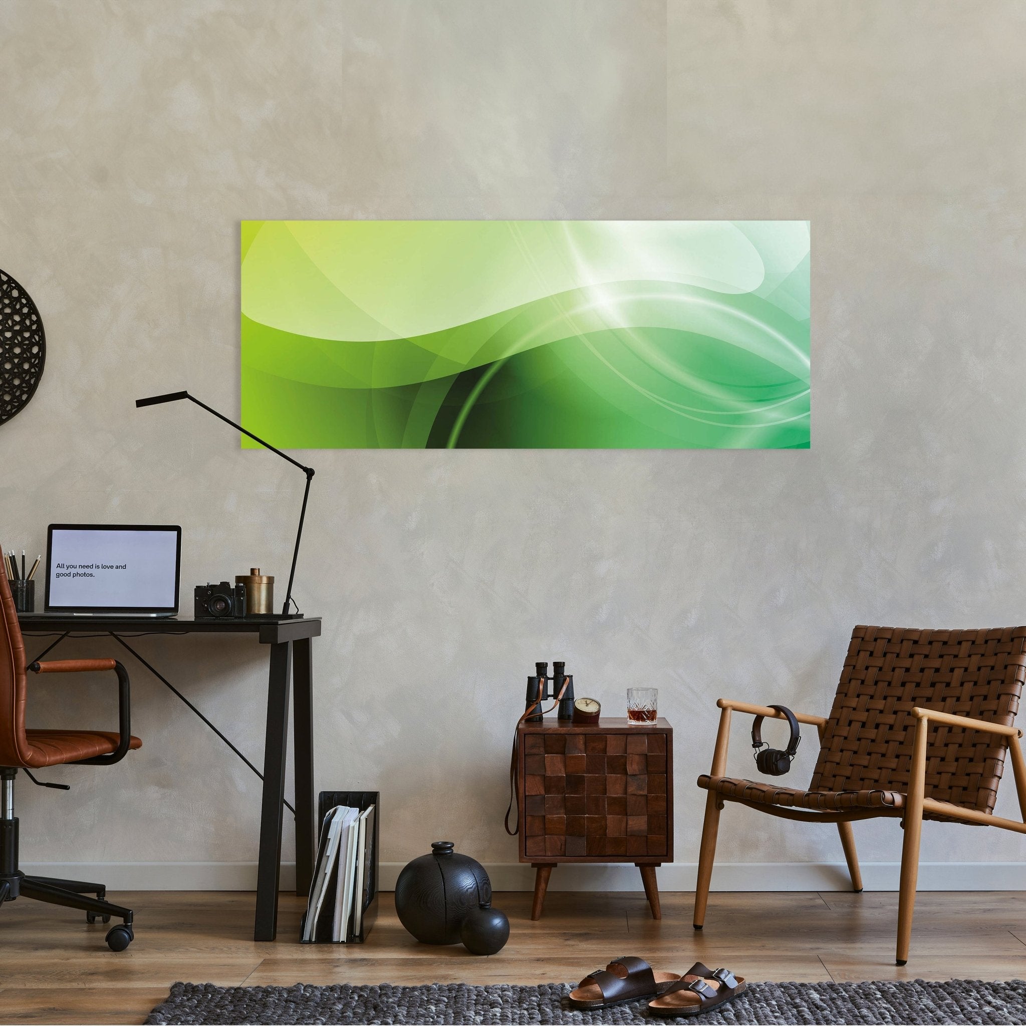 Leinwandbild Abstrakt Grüner Traum M0429 kaufen - Bild 2 Leinwandbild Abstrakt Grüner Traum M0429 kaufen - Bild 2