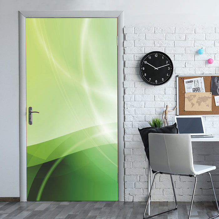 Türtapete Abstrakt Grüner Traum M0429 - Bild 1 Türtapete Abstrakt Grüner Traum M0429 - Bild 1