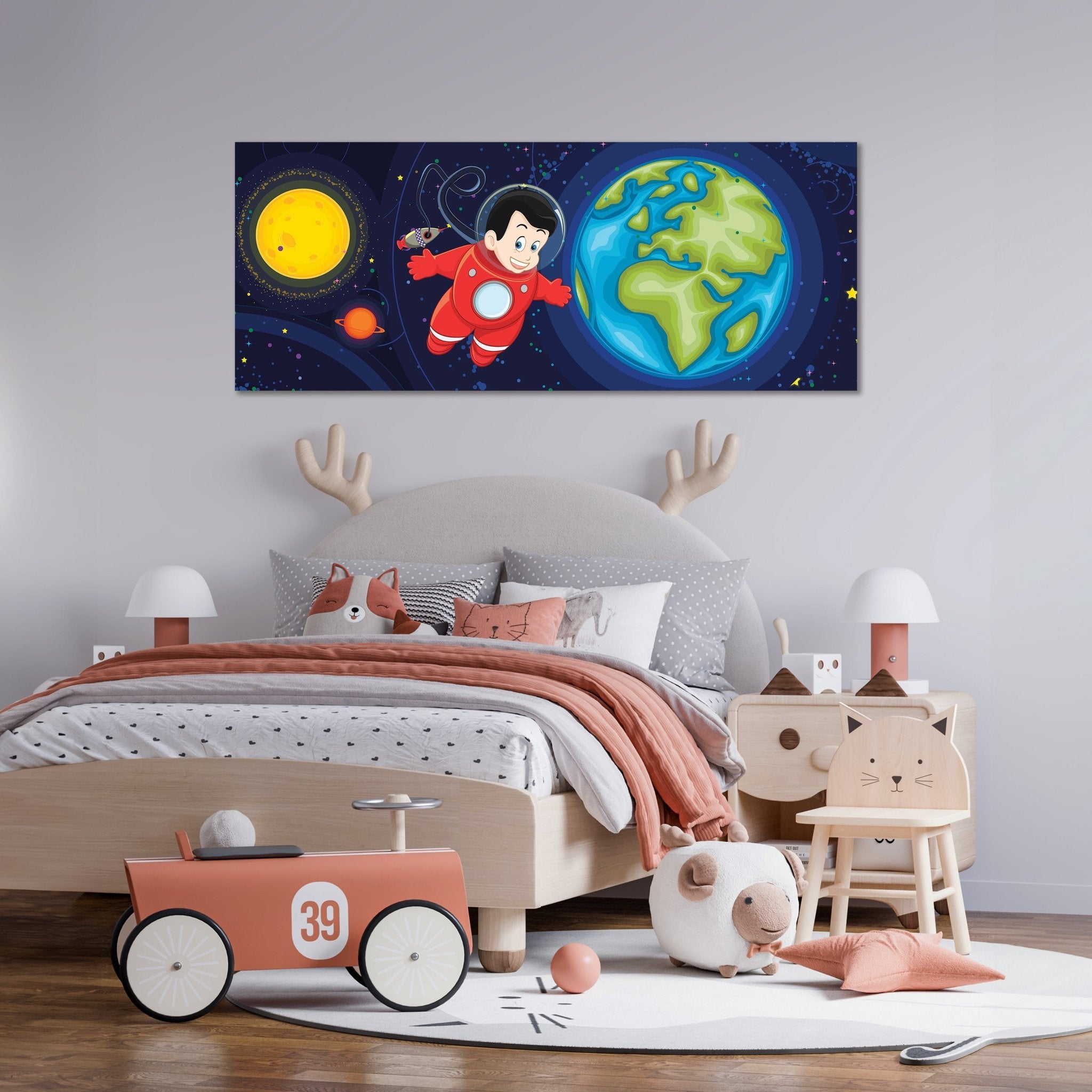 Leinwandbild Junge im Weltall M0430 kaufen - Bild 2 Leinwandbild Junge im Weltall M0430 kaufen - Bild 2