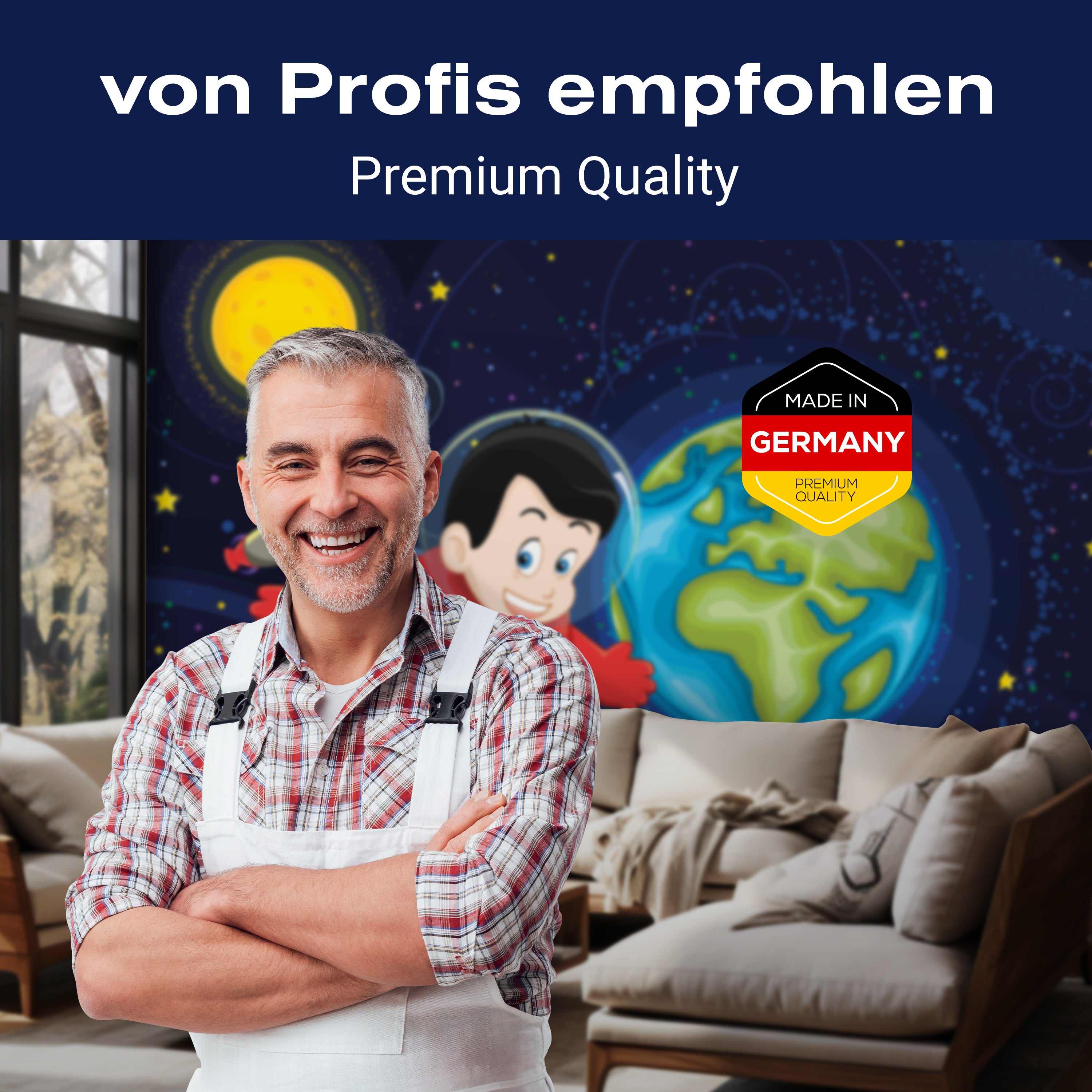 Fototapete Kinderzimmer Junge im Weltall M0430 - Bild 5 Fototapete Kinderzimmer Junge im Weltall M0430 - Bild 5