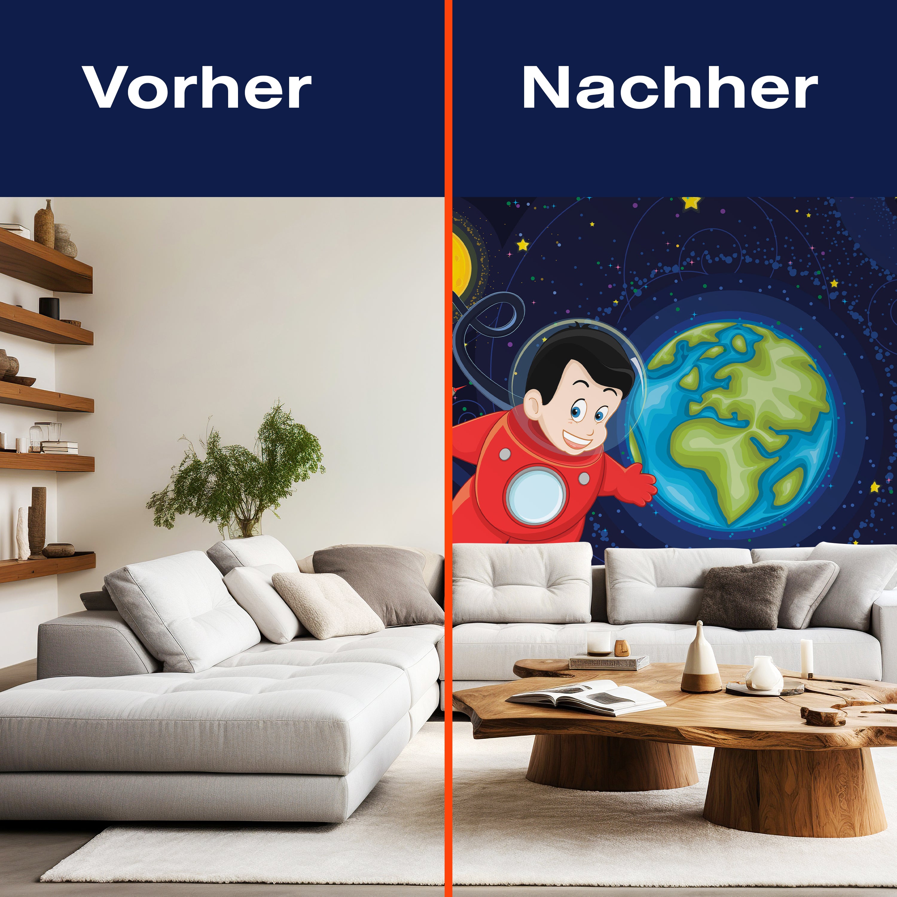 Fototapete Kinderzimmer Junge im Weltall M0430 - Bild 9 Fototapete Kinderzimmer Junge im Weltall M0430 - Bild 9