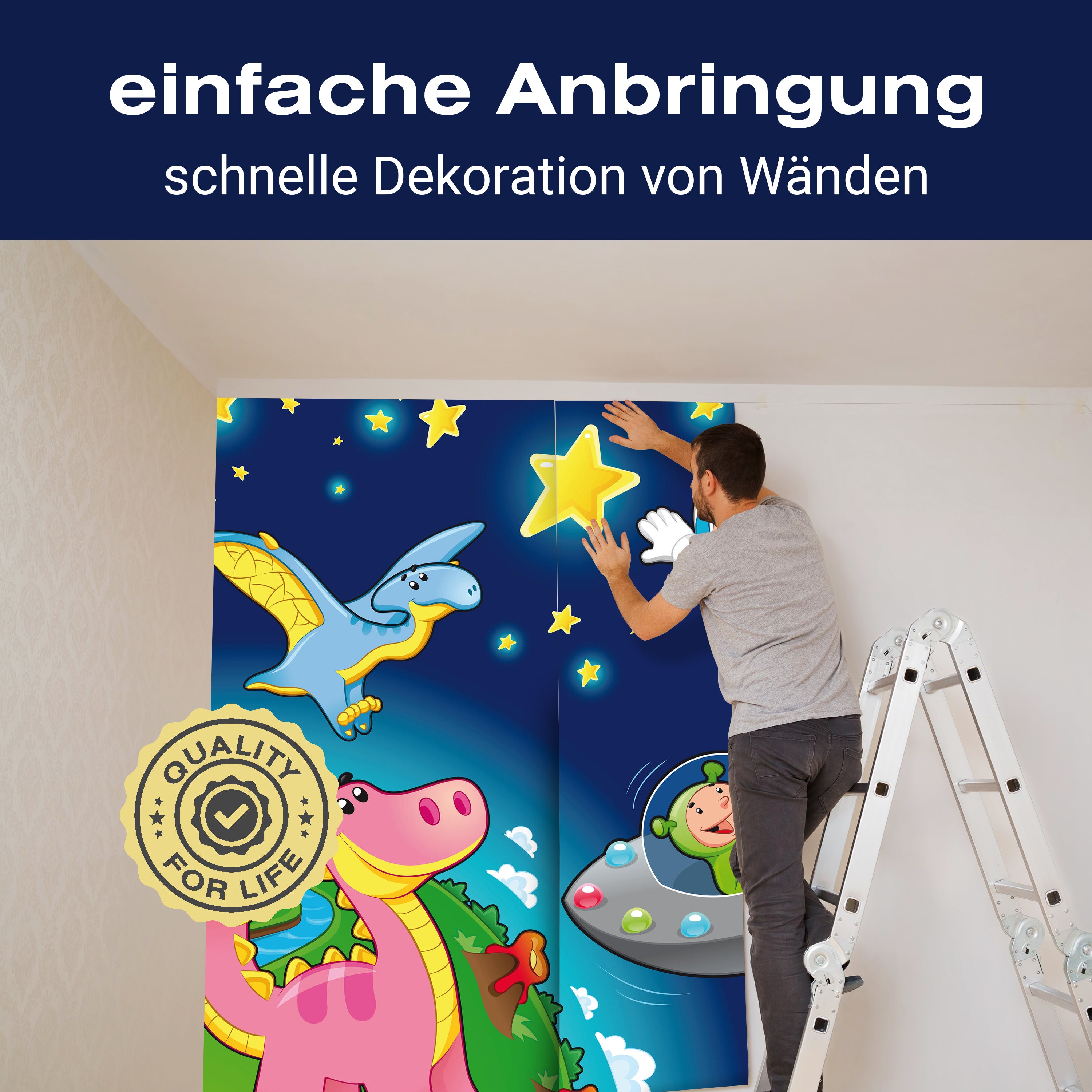 Fototapete Kinderzimmer Weltall M0431 - Bild 3 Fototapete Kinderzimmer Weltall M0431 - Bild 3