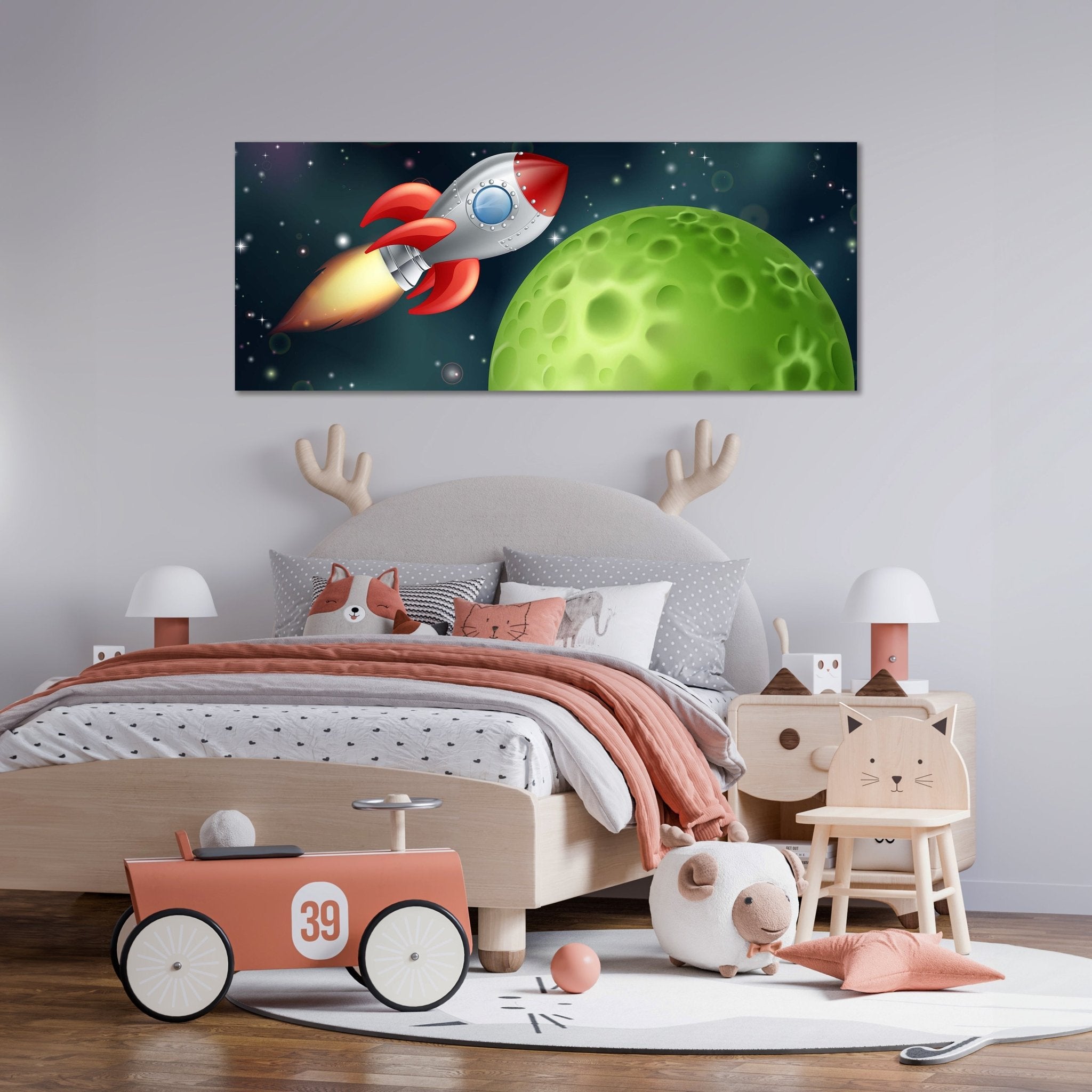 Leinwandbild Rakete im Weltall M0432 kaufen - Bild 2 Leinwandbild Rakete im Weltall M0432 kaufen - Bild 2