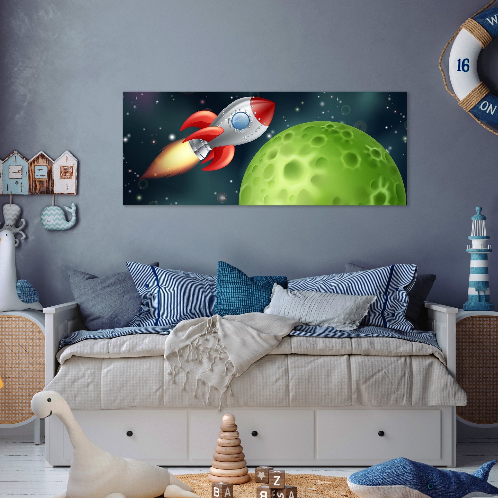 Leinwandbild Rakete im Weltall M0432 kaufen - Bild 3 Leinwandbild Rakete im Weltall M0432 kaufen - Bild 3
