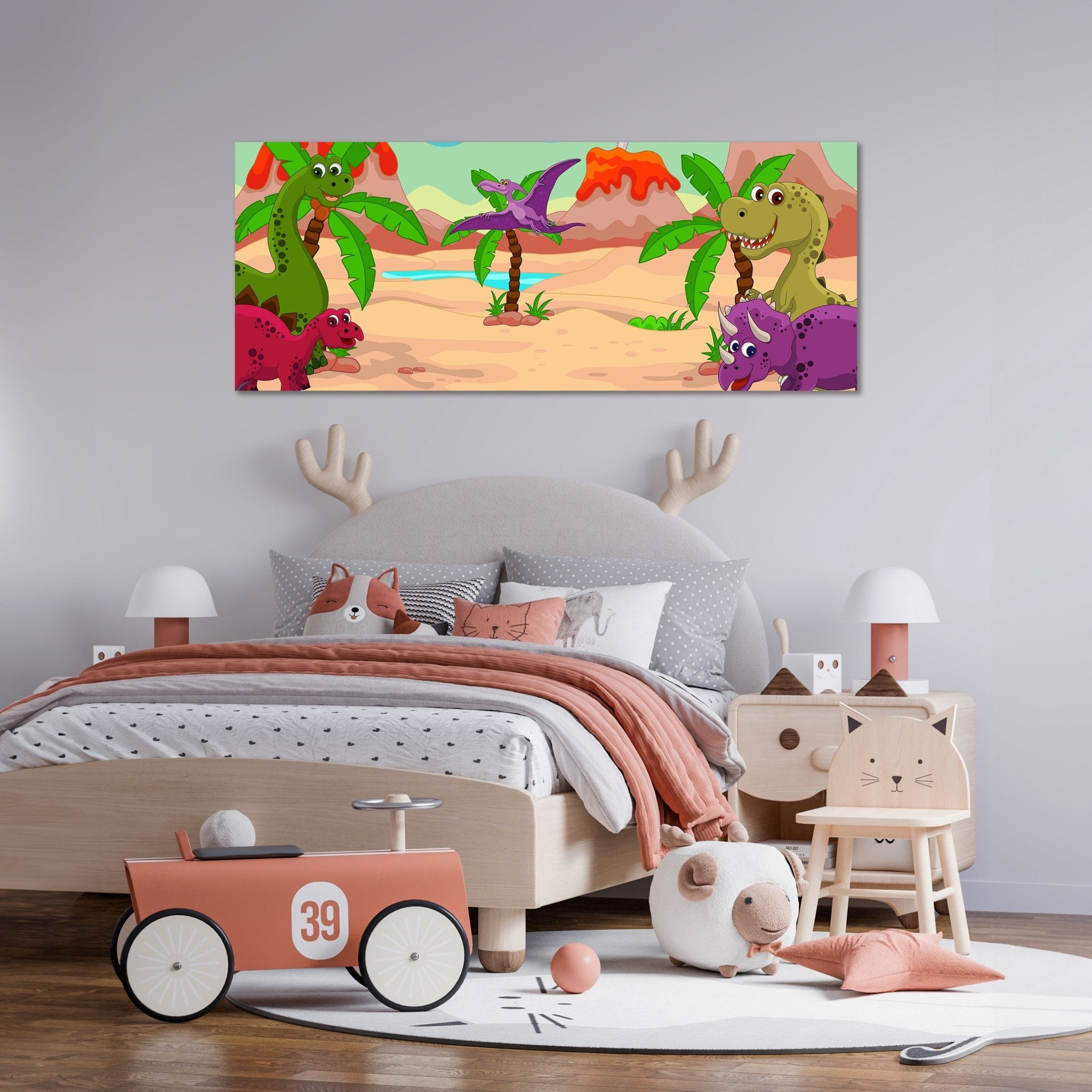 Leinwandbild Dinosaurier M0433 kaufen - Bild 2 Leinwandbild Dinosaurier M0433 kaufen - Bild 2