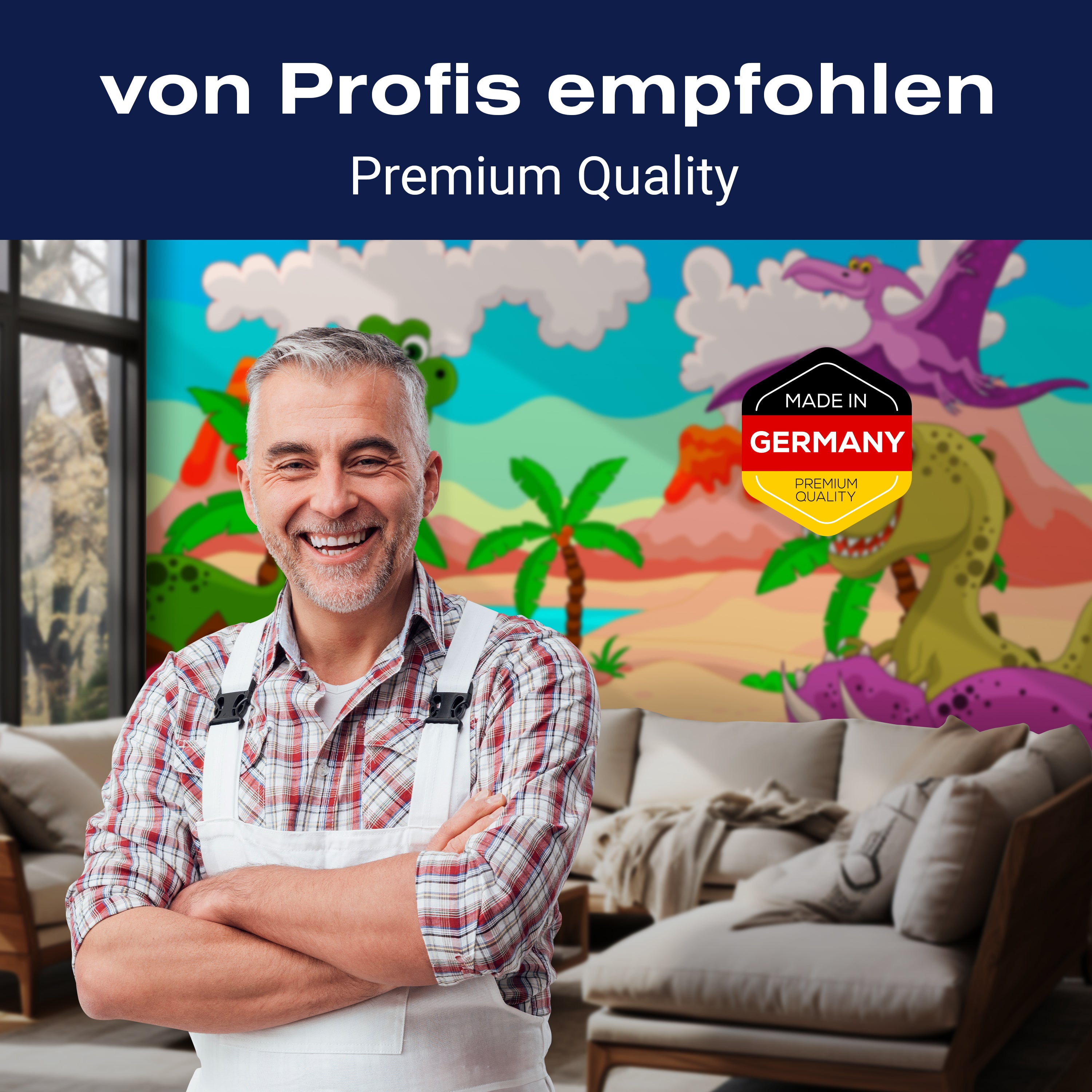 Fototapete Kinderzimmer Dinosaurier M0433 - Bild 5 Fototapete Kinderzimmer Dinosaurier M0433 - Bild 5