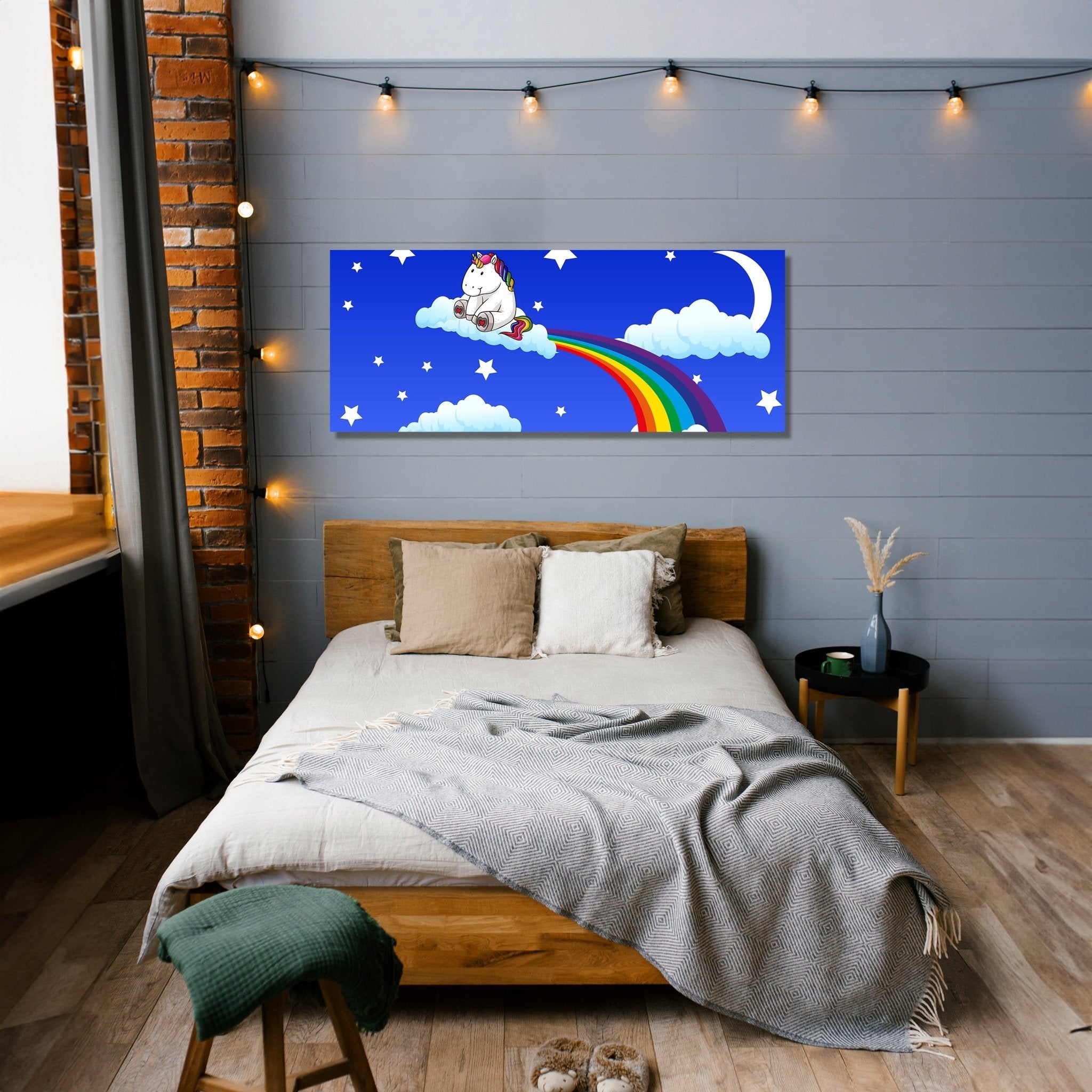 Leinwandbild Regenbogen-Einhorn M0434 kaufen - Bild 2 Leinwandbild Regenbogen-Einhorn M0434 kaufen - Bild 2