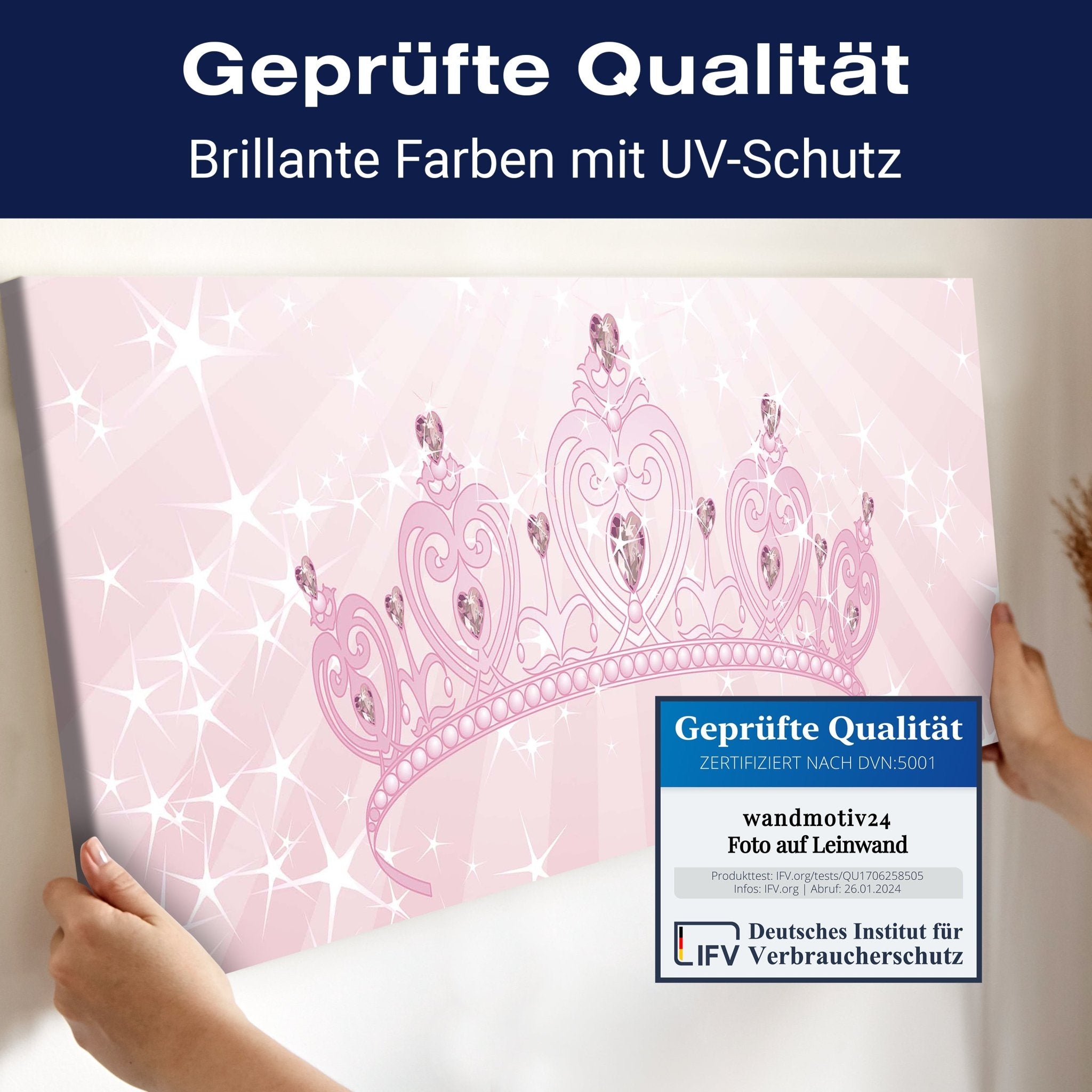 Leinwandbild Prinzessinnenkrone M0436 kaufen - Bild 4 Leinwandbild Prinzessinnenkrone M0436 kaufen - Bild 4