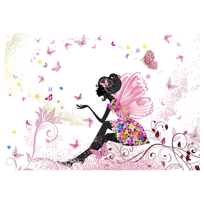 Fototapete Kinderzimmer Schmetterlingselfe M0438 - Bild 2 Fototapete Kinderzimmer Schmetterlingselfe M0438 - Bild 2