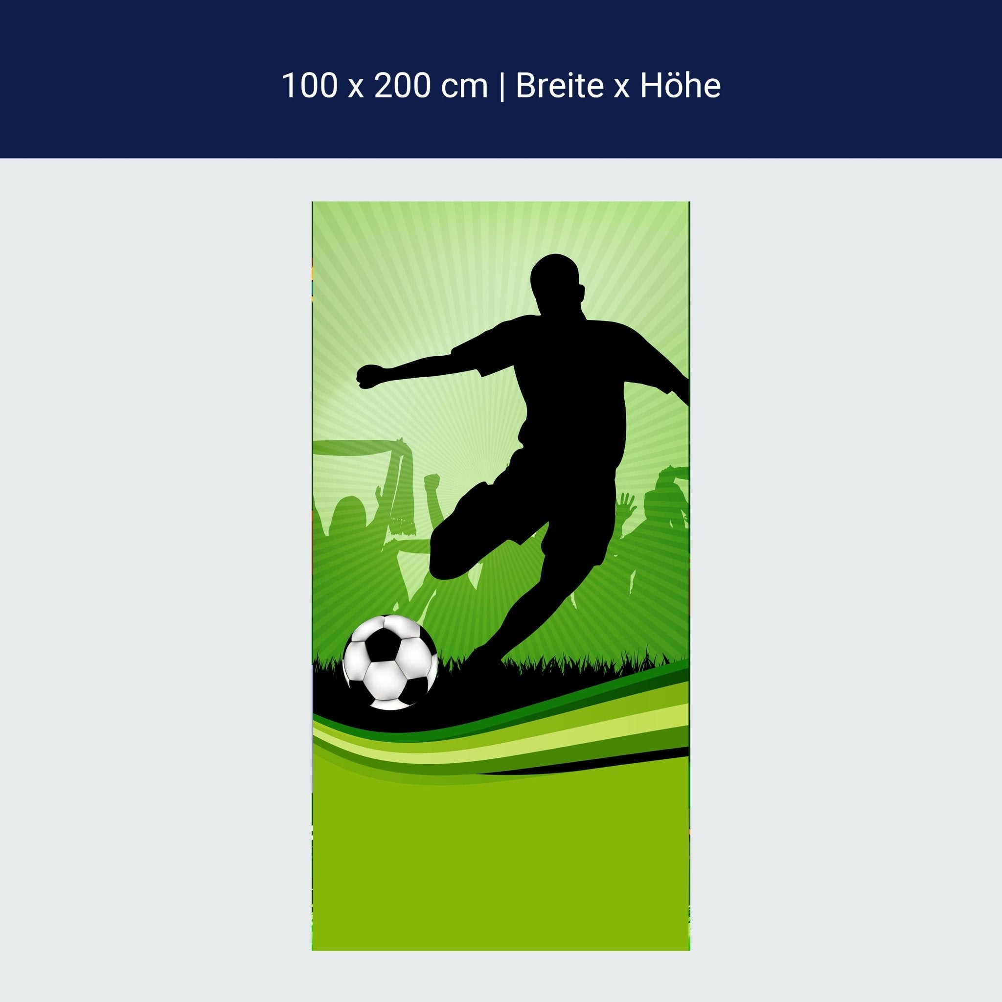 Türtapete Fussball M0439 Türtapete Fussball M0439