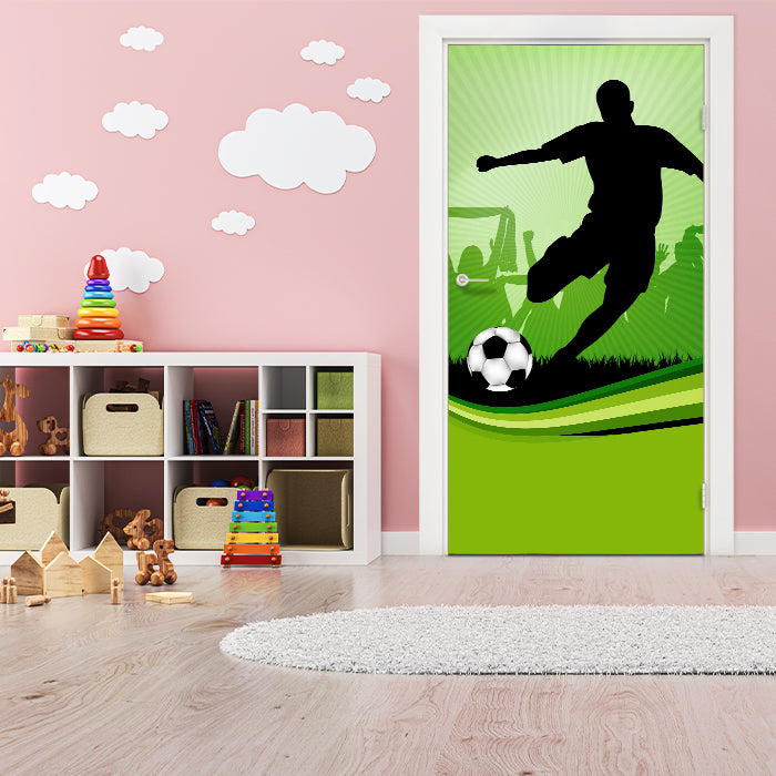 Türtapete Fussball M0439 - Bild 1 Türtapete Fussball M0439 - Bild 1