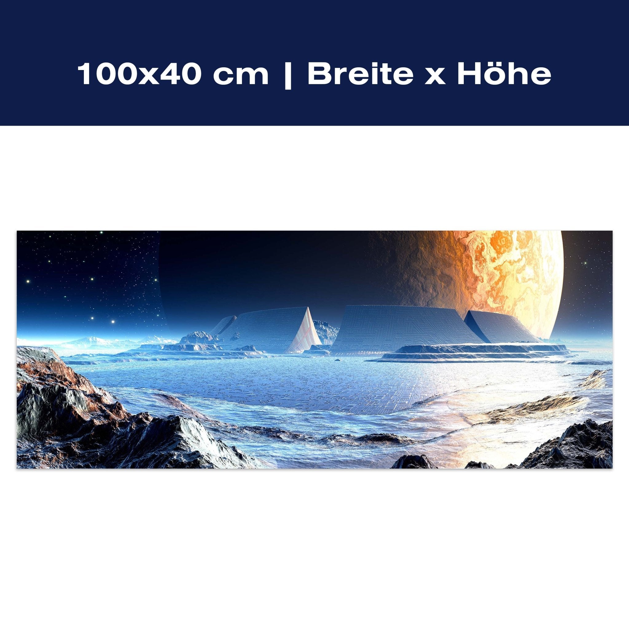 Leinwandbild Neuer Planet M0441 Leinwandbild Neuer Planet M0441