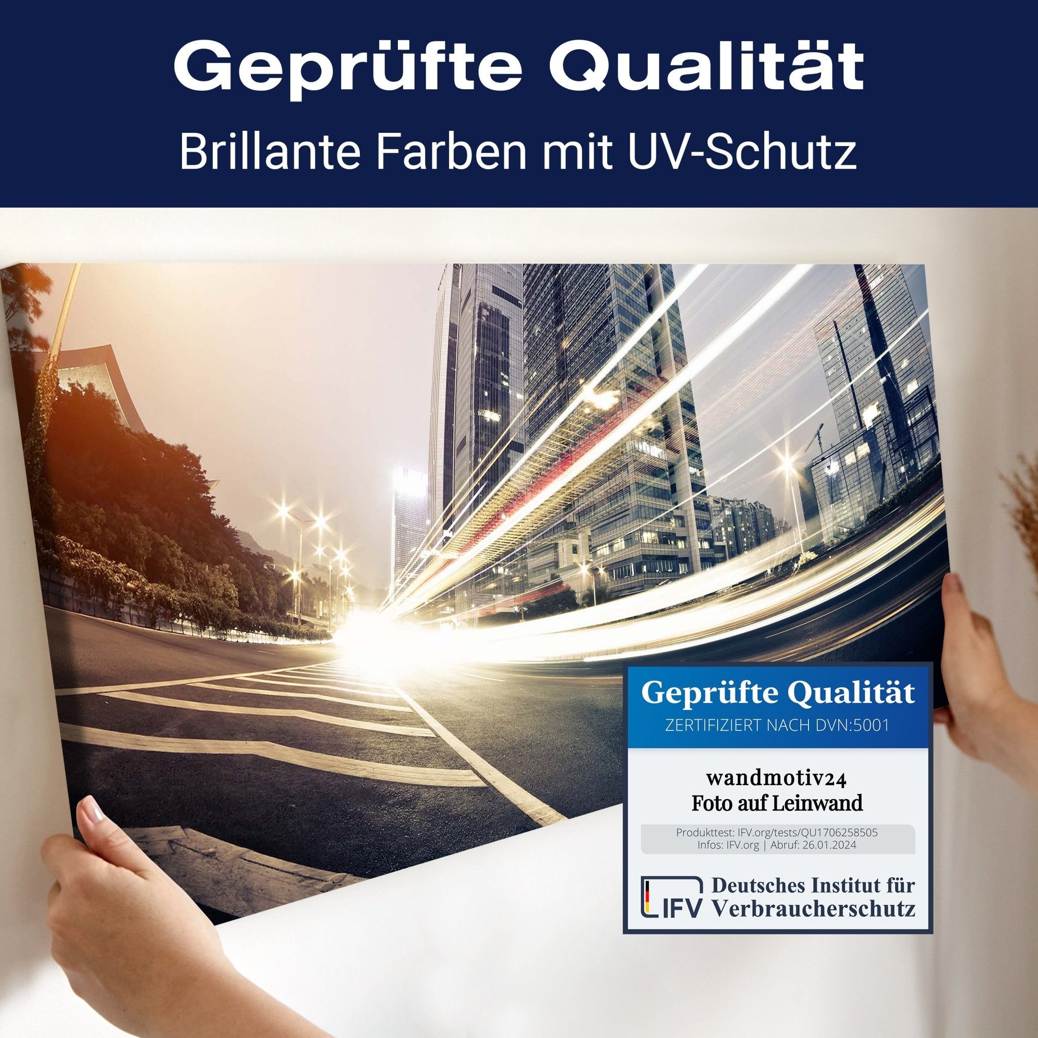 Leinwandbild City lights M0442 kaufen - Bild 4 Leinwandbild City lights M0442 kaufen - Bild 4