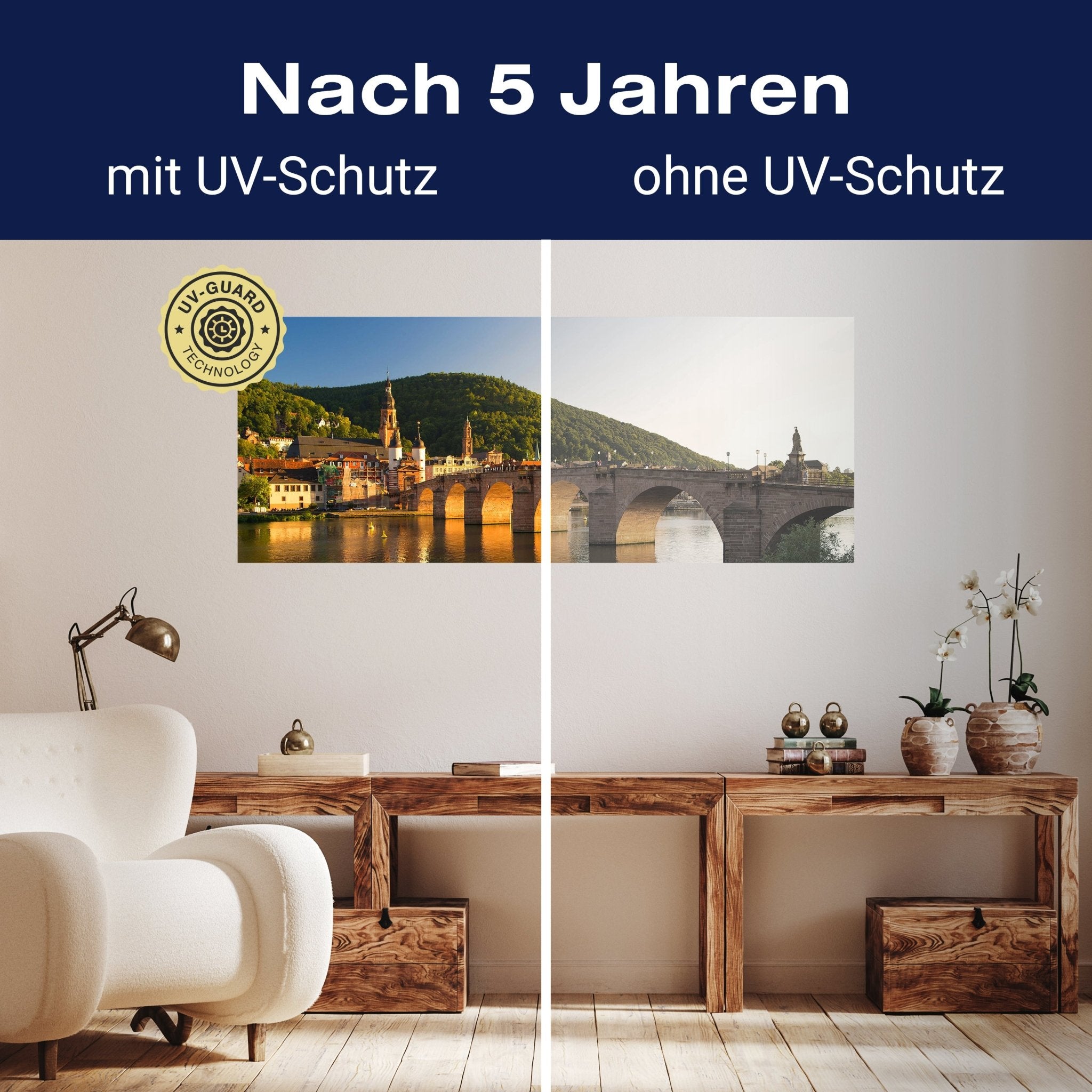 Leinwandbild Alte Brücke Heidelberg M0447 kaufen - Bild 9 Leinwandbild Alte Brücke Heidelberg M0447 kaufen - Bild 9