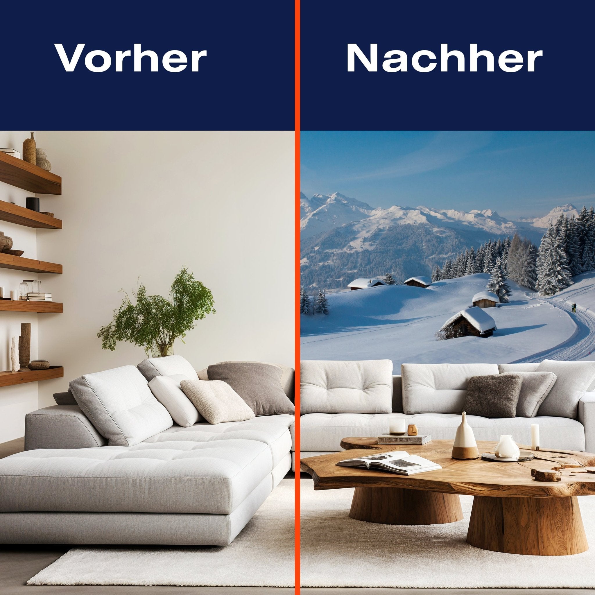 Fototapete Winterwanderung M0455 - Bild 9 Fototapete Winterwanderung M0455 - Bild 9