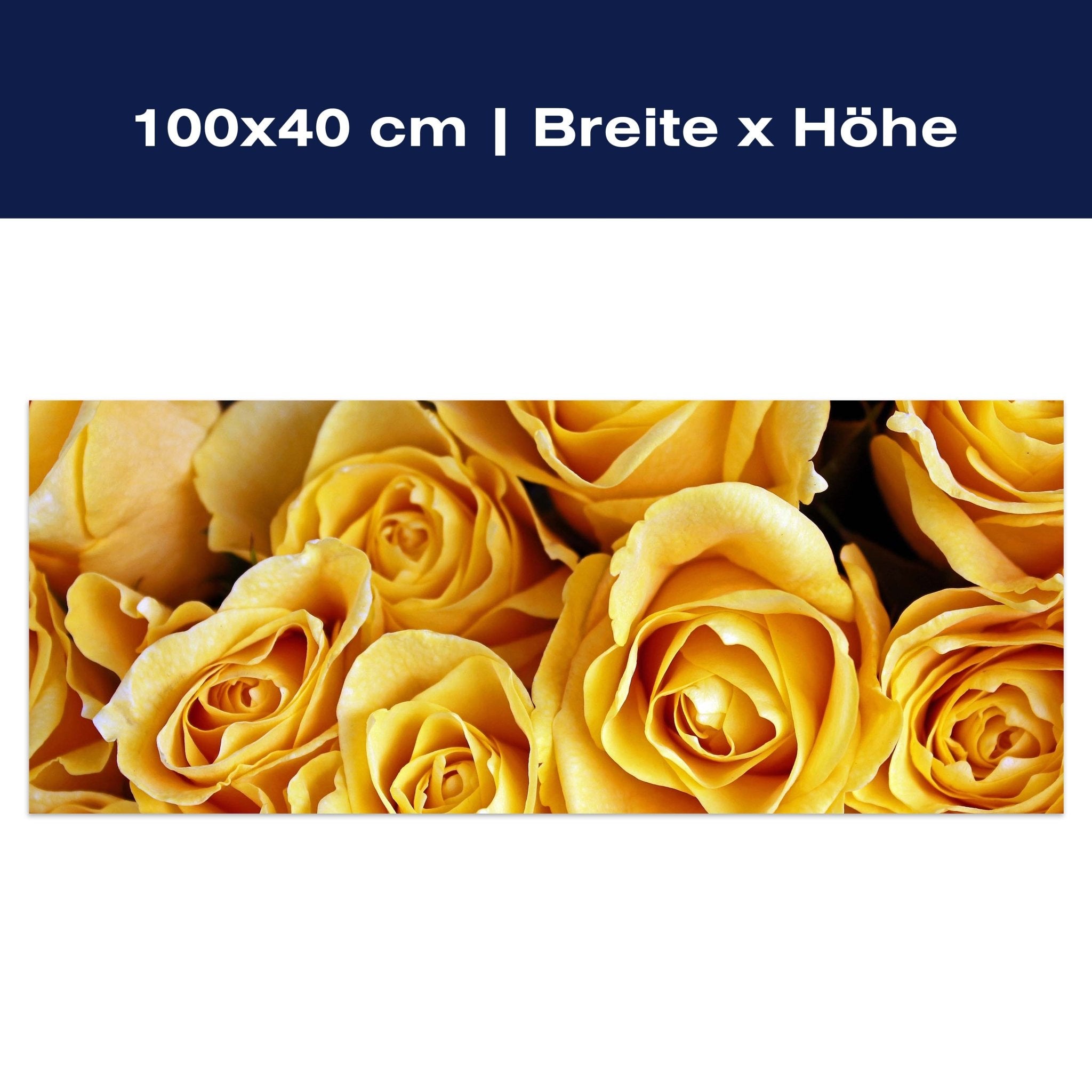 Leinwandbild Gelbe Rosen M0462 Leinwandbild Gelbe Rosen M0462