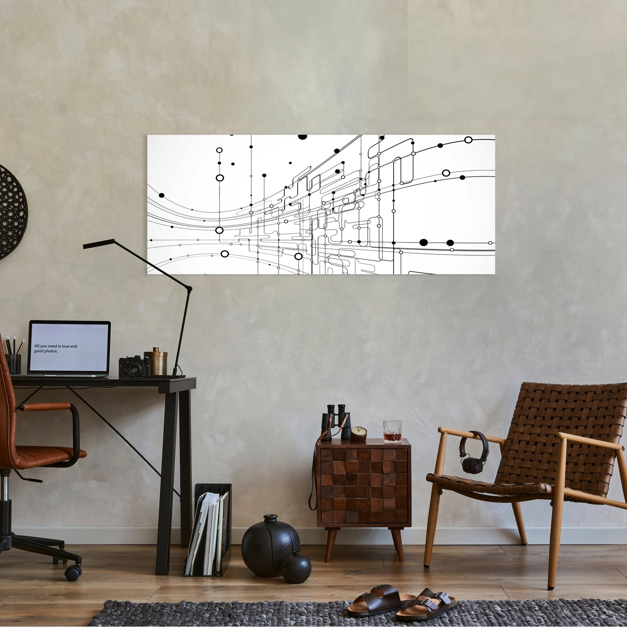 Leinwandbild Abstrakte Verbindungen M0463 kaufen - Bild 2 Leinwandbild Abstrakte Verbindungen M0463 kaufen - Bild 2