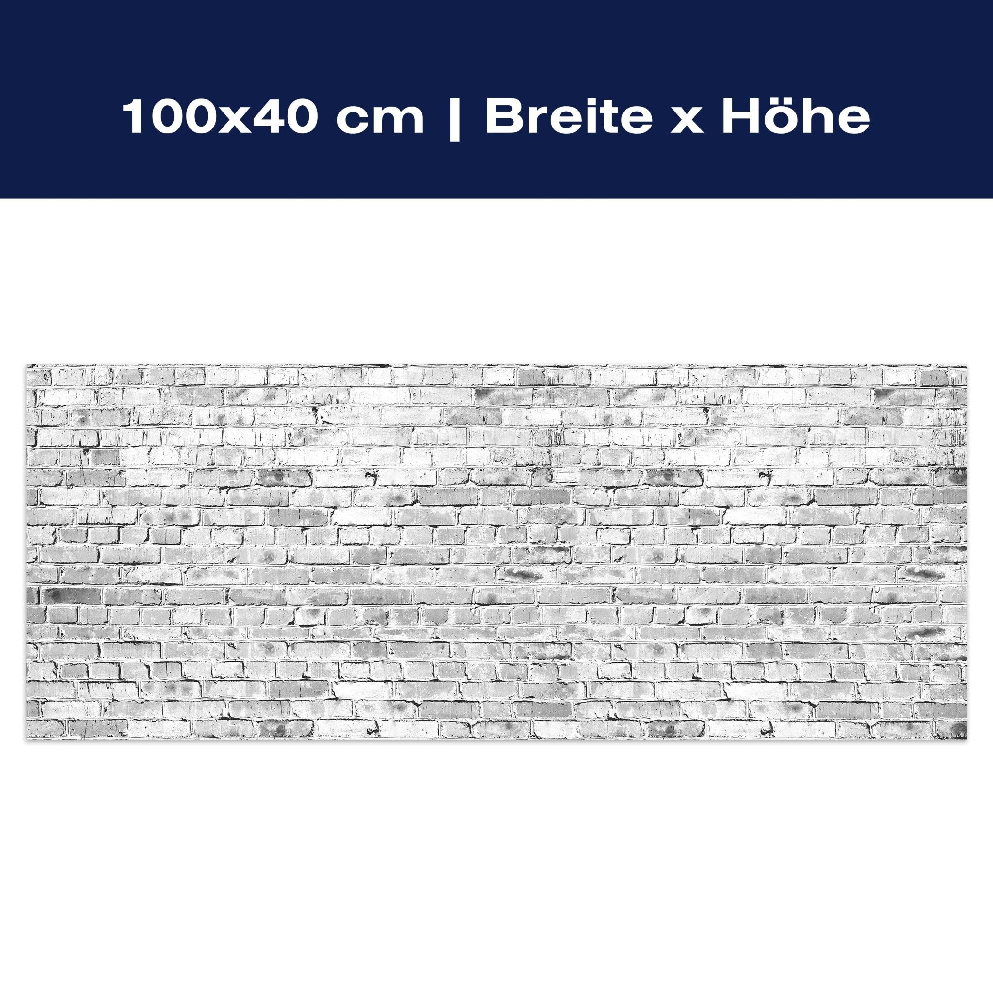 Leinwandbild Klinkersteine Grau M0471 Leinwandbild Klinkersteine Grau M0471