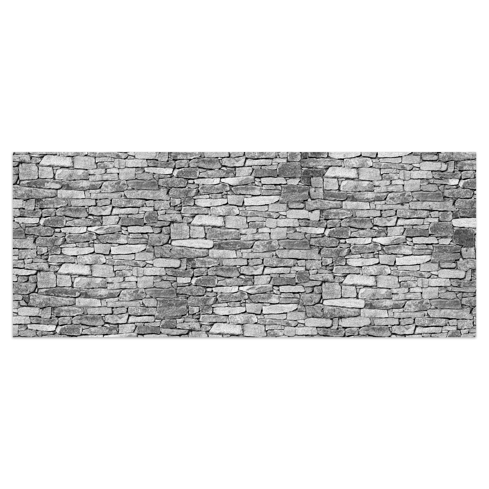 Leinwandbild Natursteinmauer Grau M0472 kaufen - Bild 1 Leinwandbild Natursteinmauer Grau M0472 kaufen - Bild 1