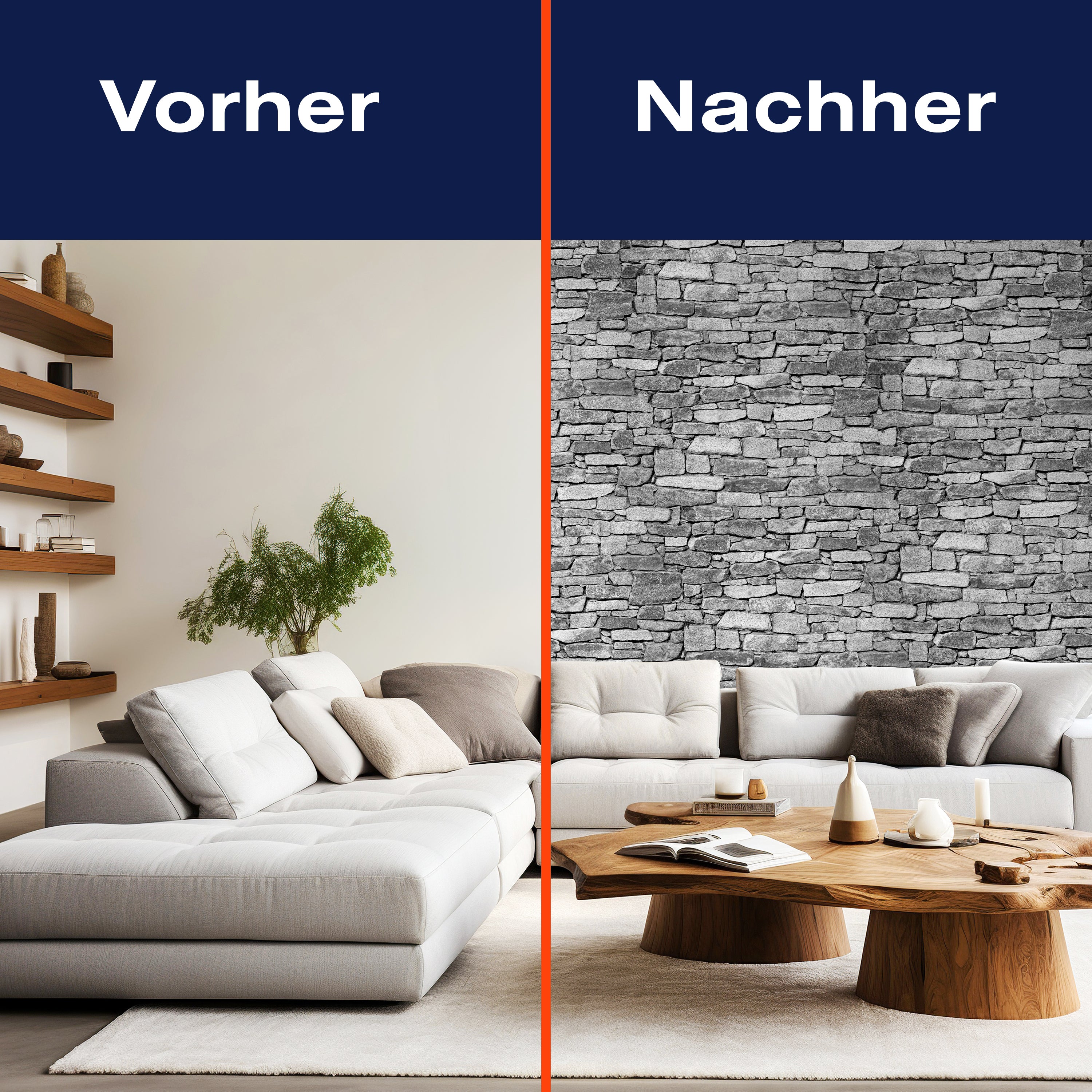 Fototapete Natursteinmauer Grau M0472 - Bild 9 Fototapete Natursteinmauer Grau M0472 - Bild 9