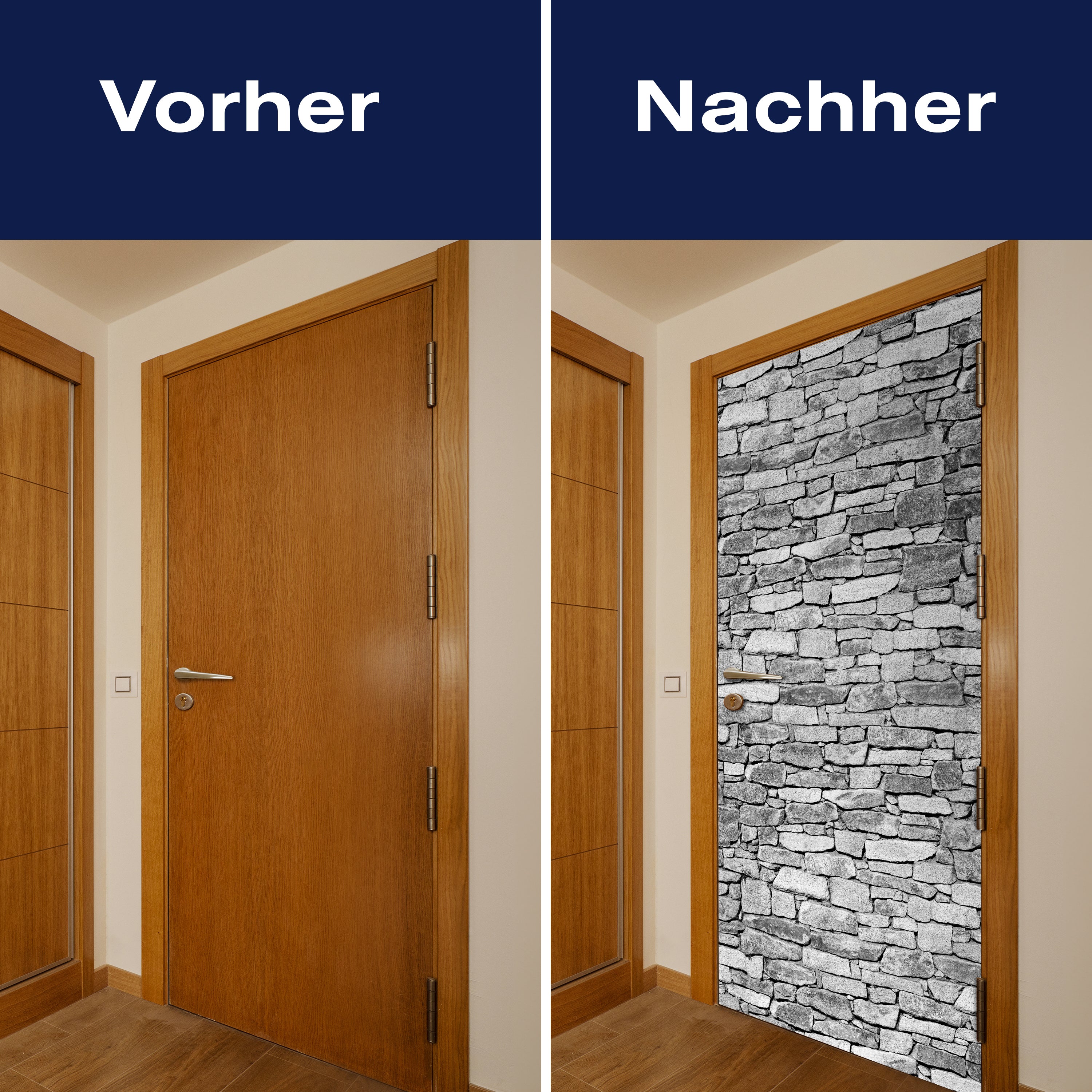 Türtapete Natursteinmauer Grau M0472 - Bild 10 Türtapete Natursteinmauer Grau M0472 - Bild 10