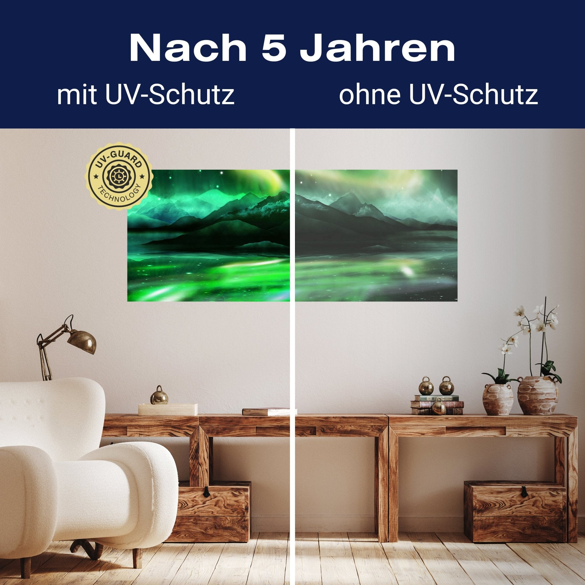 Leinwandbild Grünes Nordlicht M0475 kaufen - Bild 9 Leinwandbild Grünes Nordlicht M0475 kaufen - Bild 9