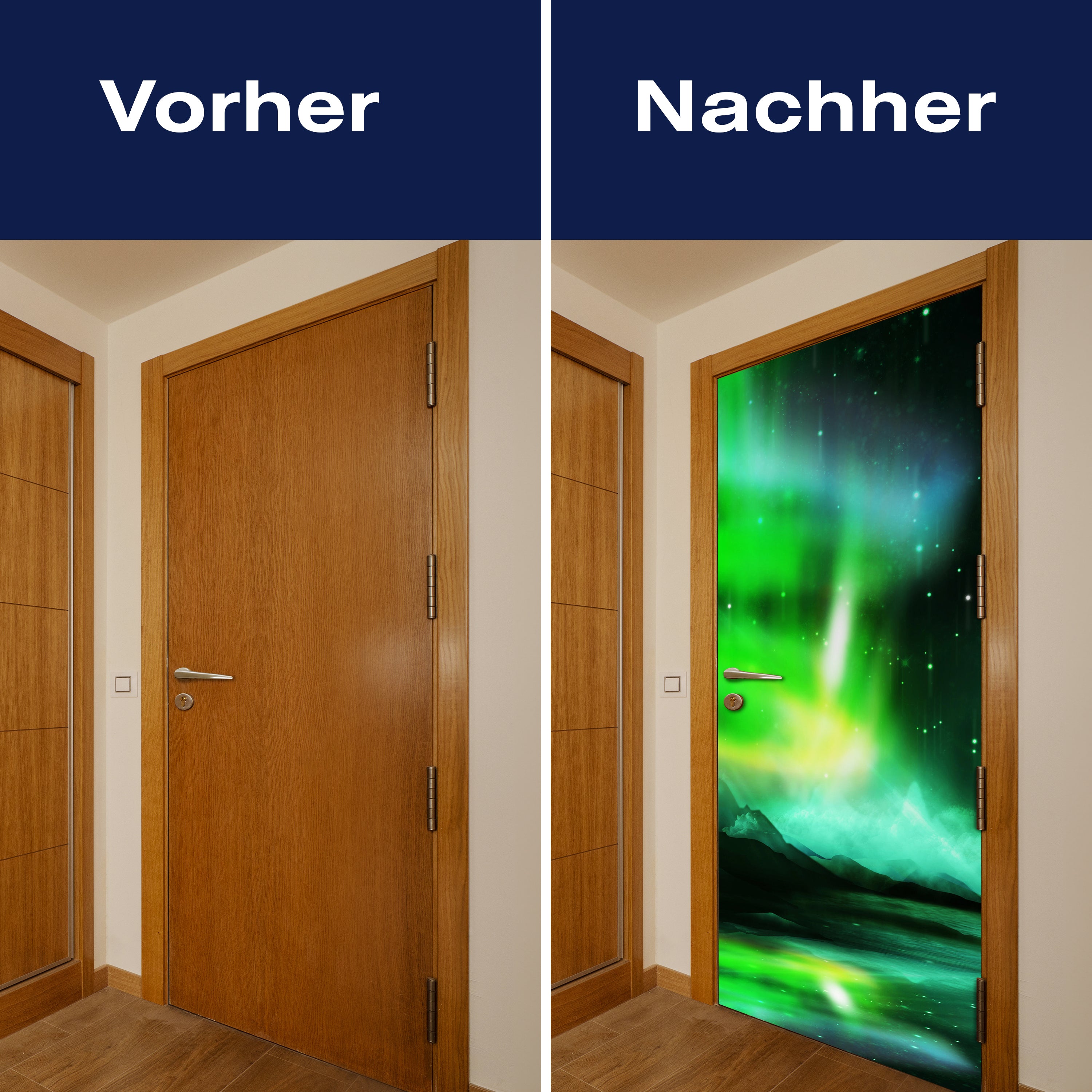 Türtapete Grünes Nordlicht M0475 - Bild 10 Türtapete Grünes Nordlicht M0475 - Bild 10