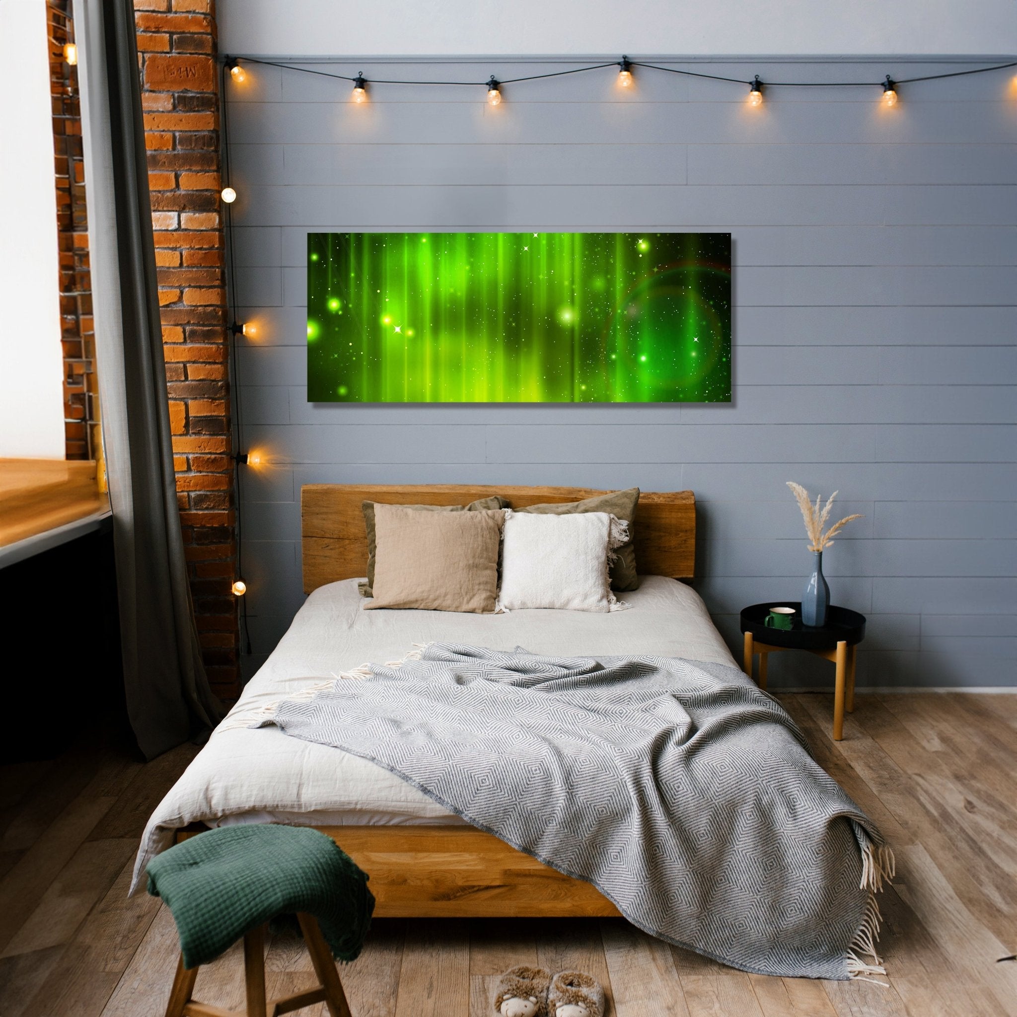 Leinwandbild Grüner Nebel M0476 kaufen - Bild 2 Leinwandbild Grüner Nebel M0476 kaufen - Bild 2